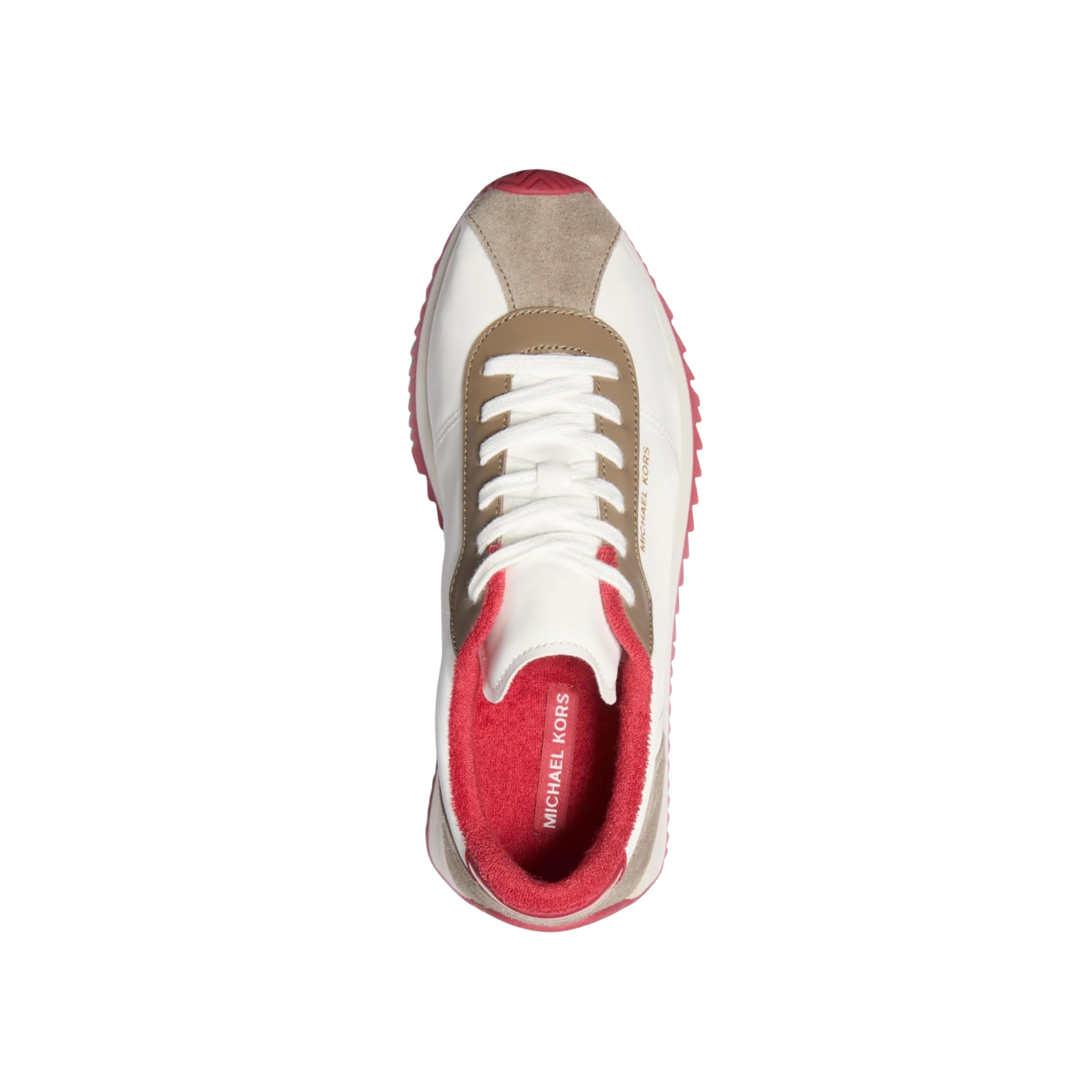 Michael Kors Women Rhodes Nylon Trainer - Optic White