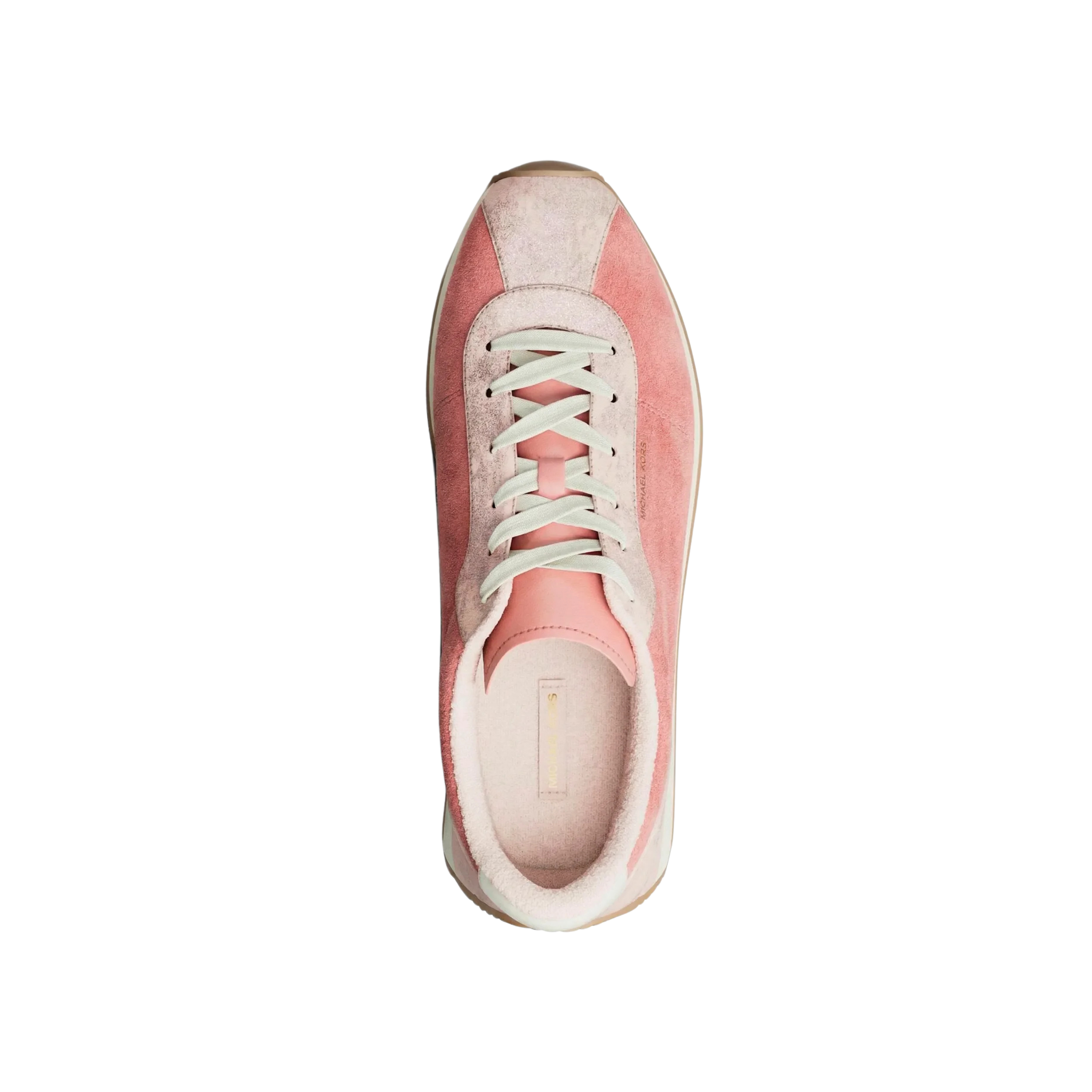 Michael Kors Women Rhodes Color Block Suede Trainer - Primrose