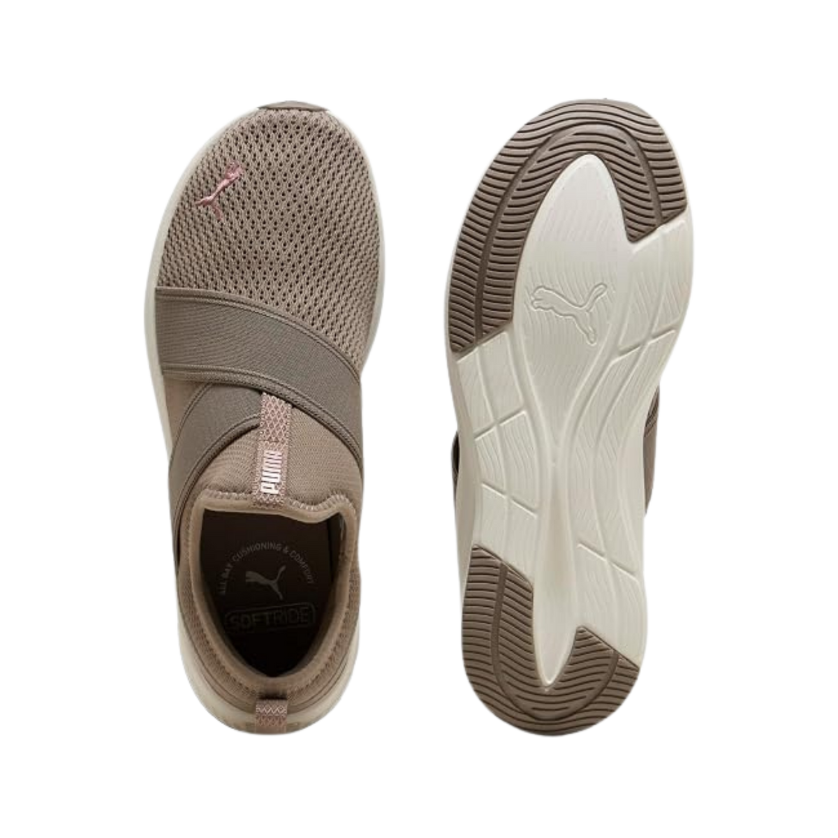 Puma Women Softride Harli Sneakers - Mouse Gray Warm White Rose Gold