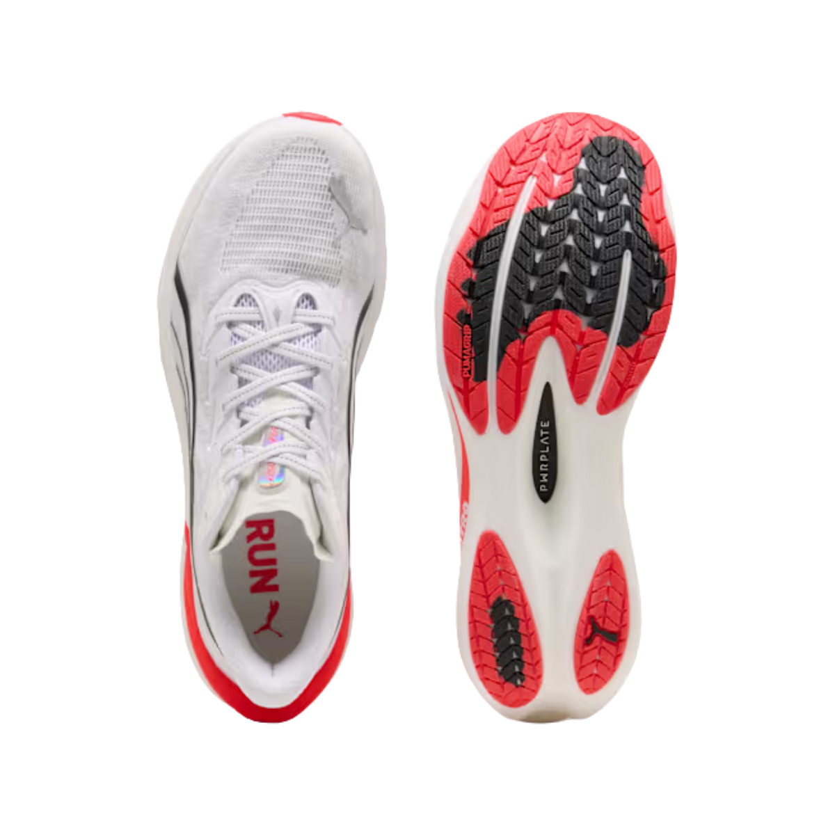 Puma Men Deviate Nitro™ 4 - White Ultra Red