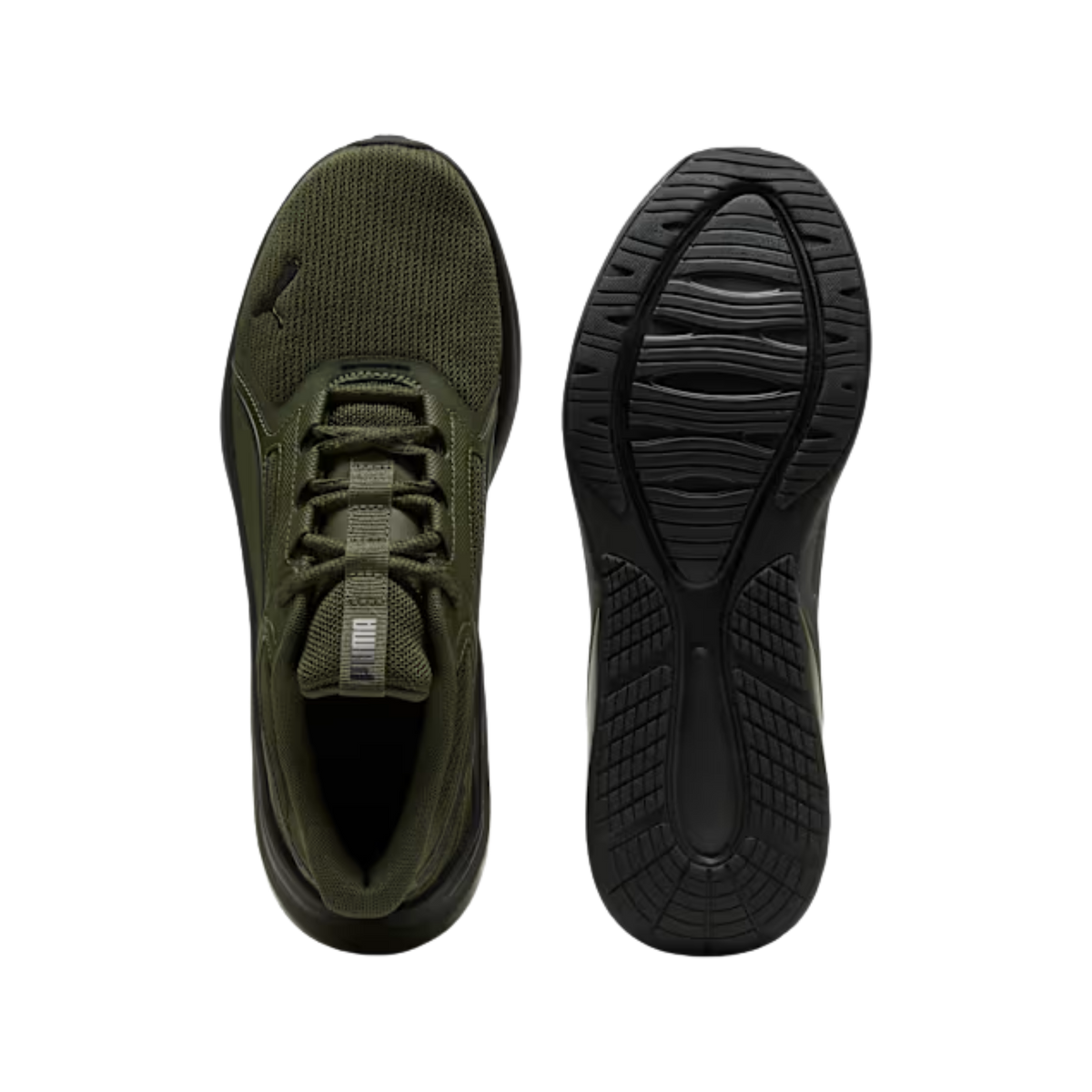 Puma Men Cell Thrill Dash Sneakers - Dark Olive Black