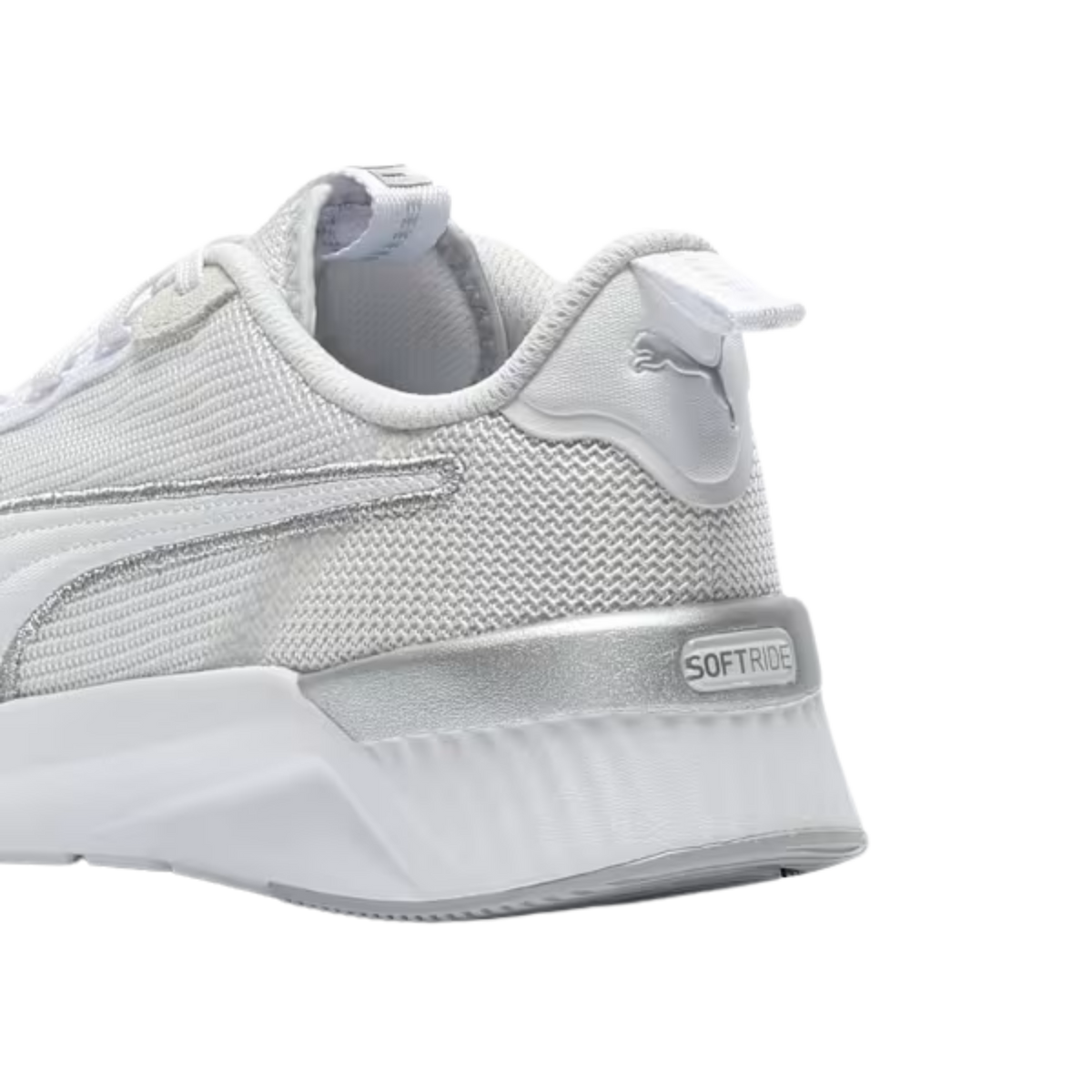 Puma Women Softride Harli Metallic - White Silver