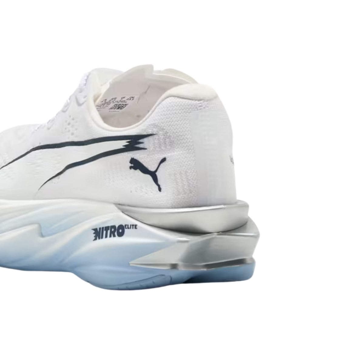 Puma Women Deviate NITRO™ Elite 4 - White Chambray Blue Persian Blue