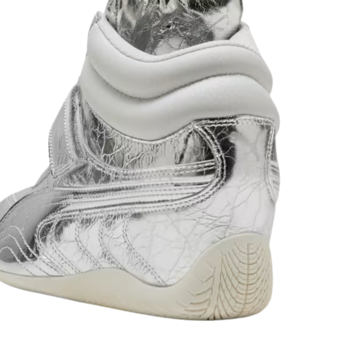 Puma Women Speedcat Wedge Luster Sneakers - Silver Vapor Gray