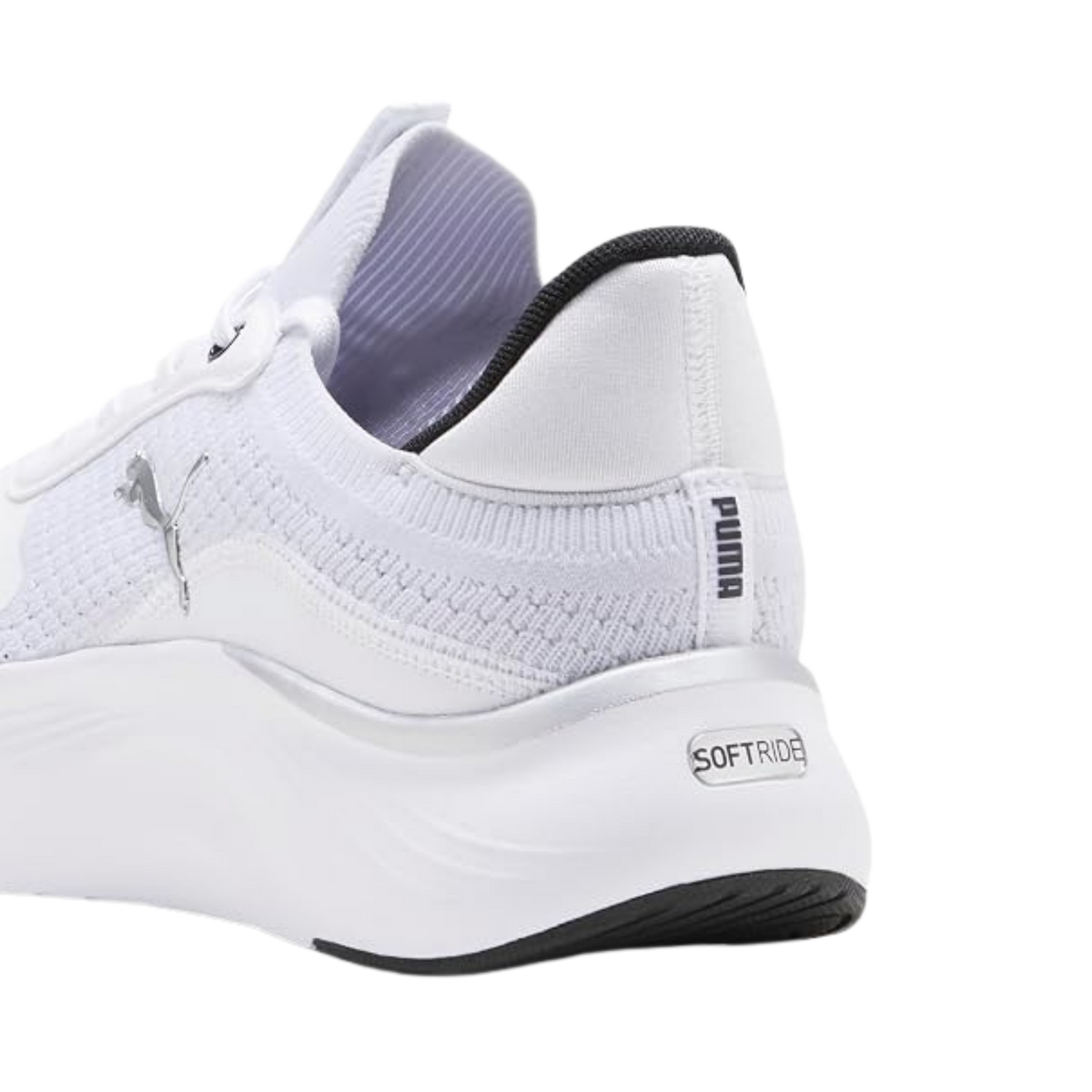 Puma Women Softride Mayve Sneakers - White Black Silver