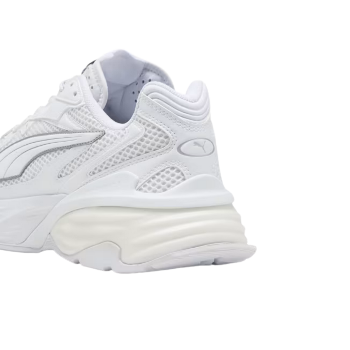 Puma Men Fade Sneakers - White Silver