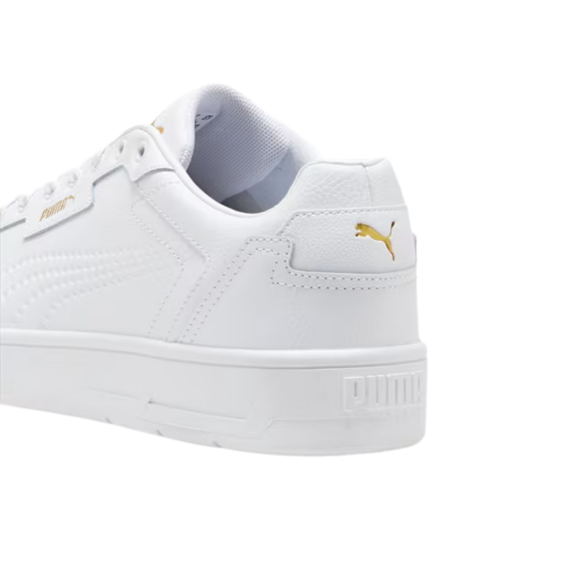 Puma Men Court Classic Lux Sneakers - White Gold