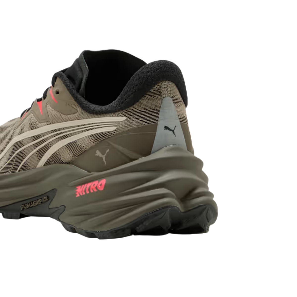 Puma Men Fast Trac Nitro™ 4 - Matte Bronze Mouse Gray Ultra Red