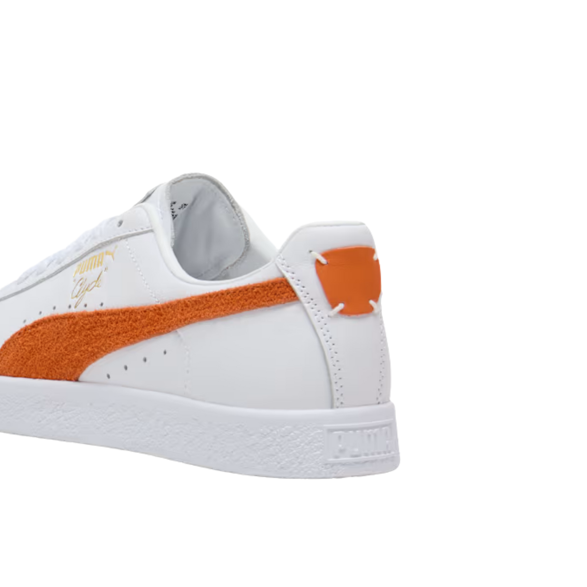 Puma Men Clyde Base Sneakers - White Maple Syrup