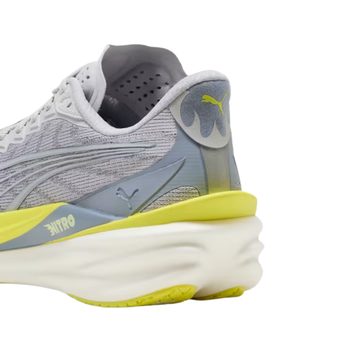 Puma Men Deviate Nitro™ 4 - Vibrant Silver Lux Lime