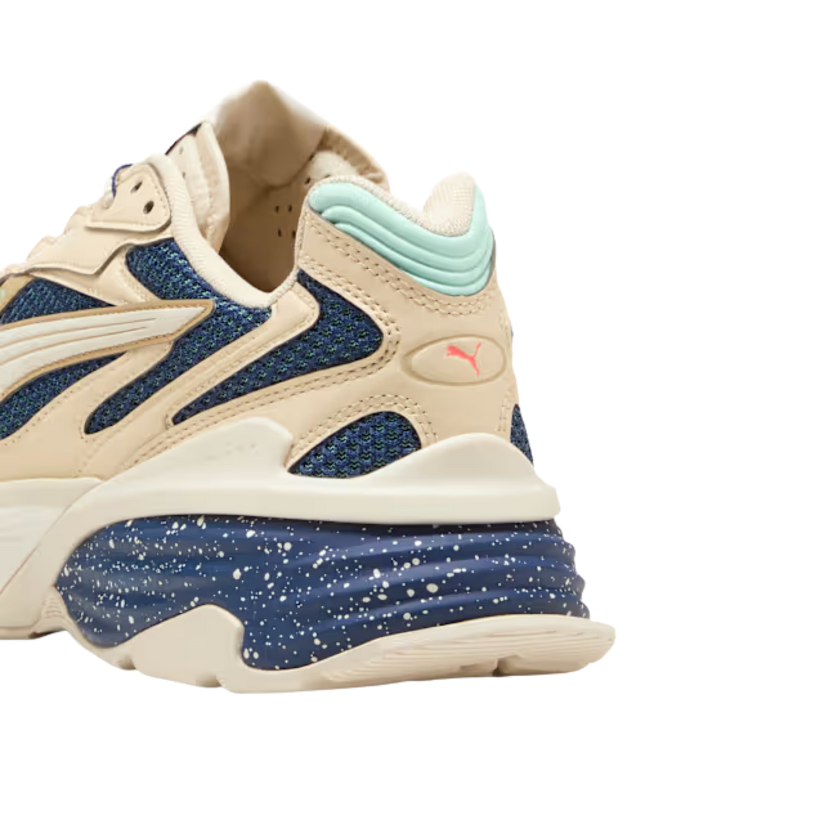Puma Men Fade Sneakers - Canvas Blue Jewel Alpine Snow