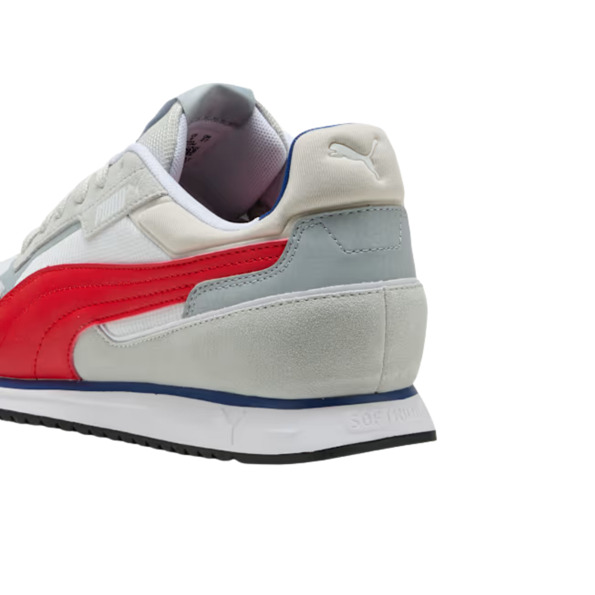 Puma Men Softride ST Miler Sneakers - Cool Light Gray For All Time Red White