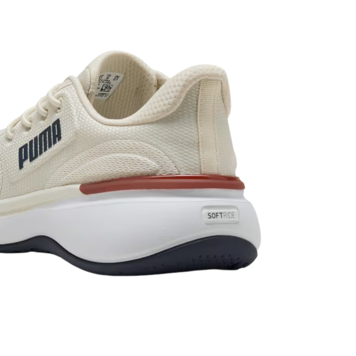 Puma Men Softride Exo Shift Sneakers - Alpine Snow Navy Bordeaux Red
