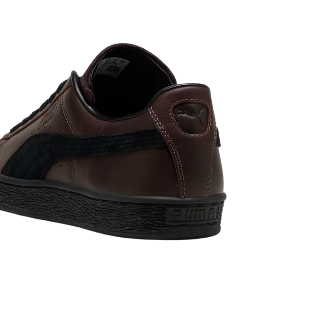 Puma Men Suede Dressed Sneakers - Leather Brown Black
