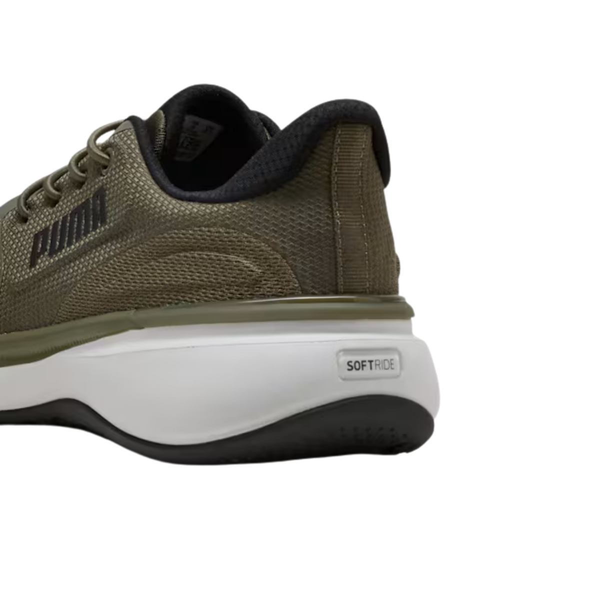 Puma Men Softride Exo Shift Sneakers - Loden Green Black Feather Gray