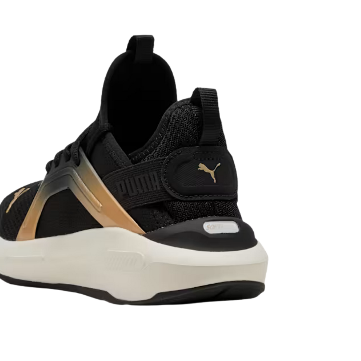 Puma Women Softride Enzo 5 Metallic - Black Warm White Gold