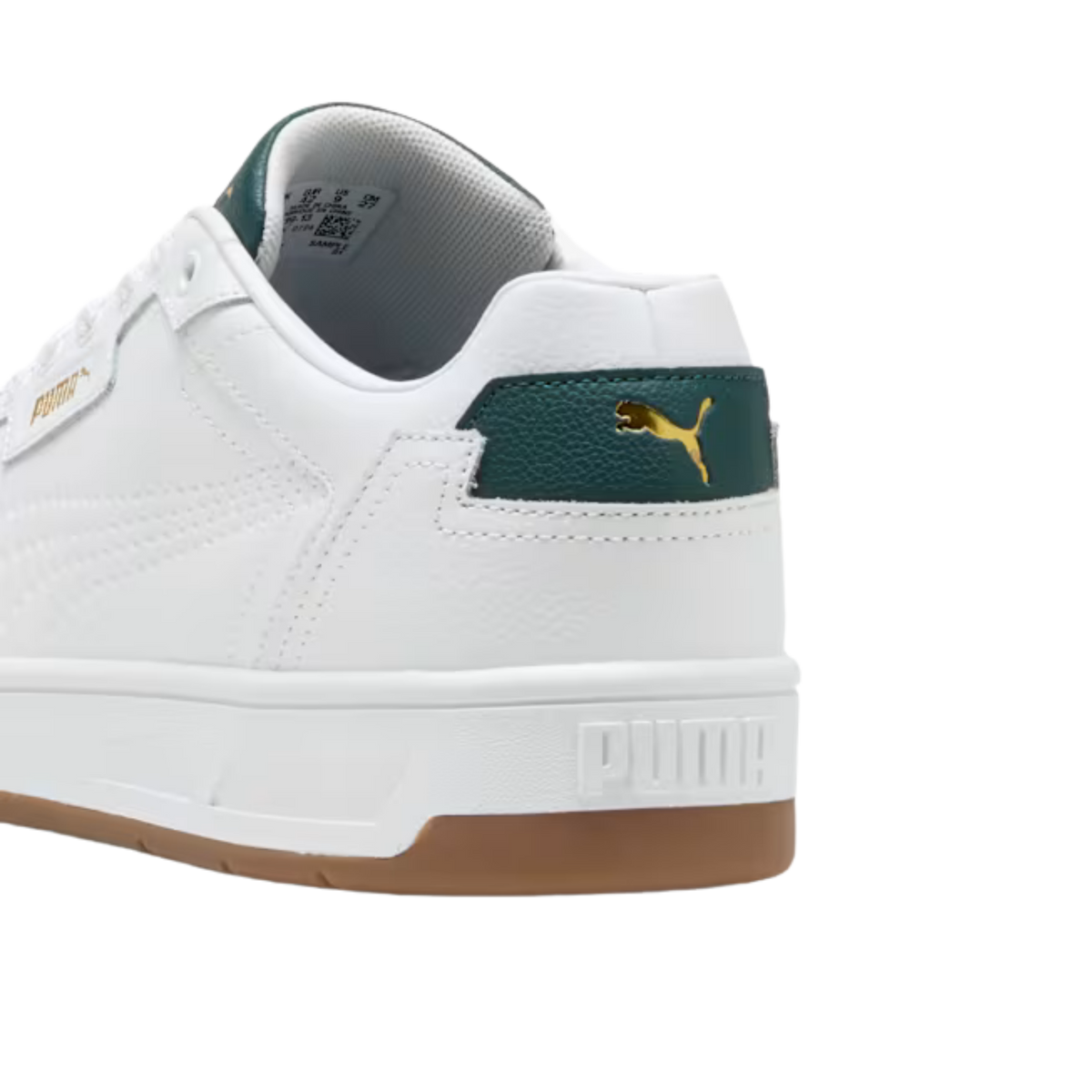 Puma Men Court Classic Lux Sneakers - White Green Terrain