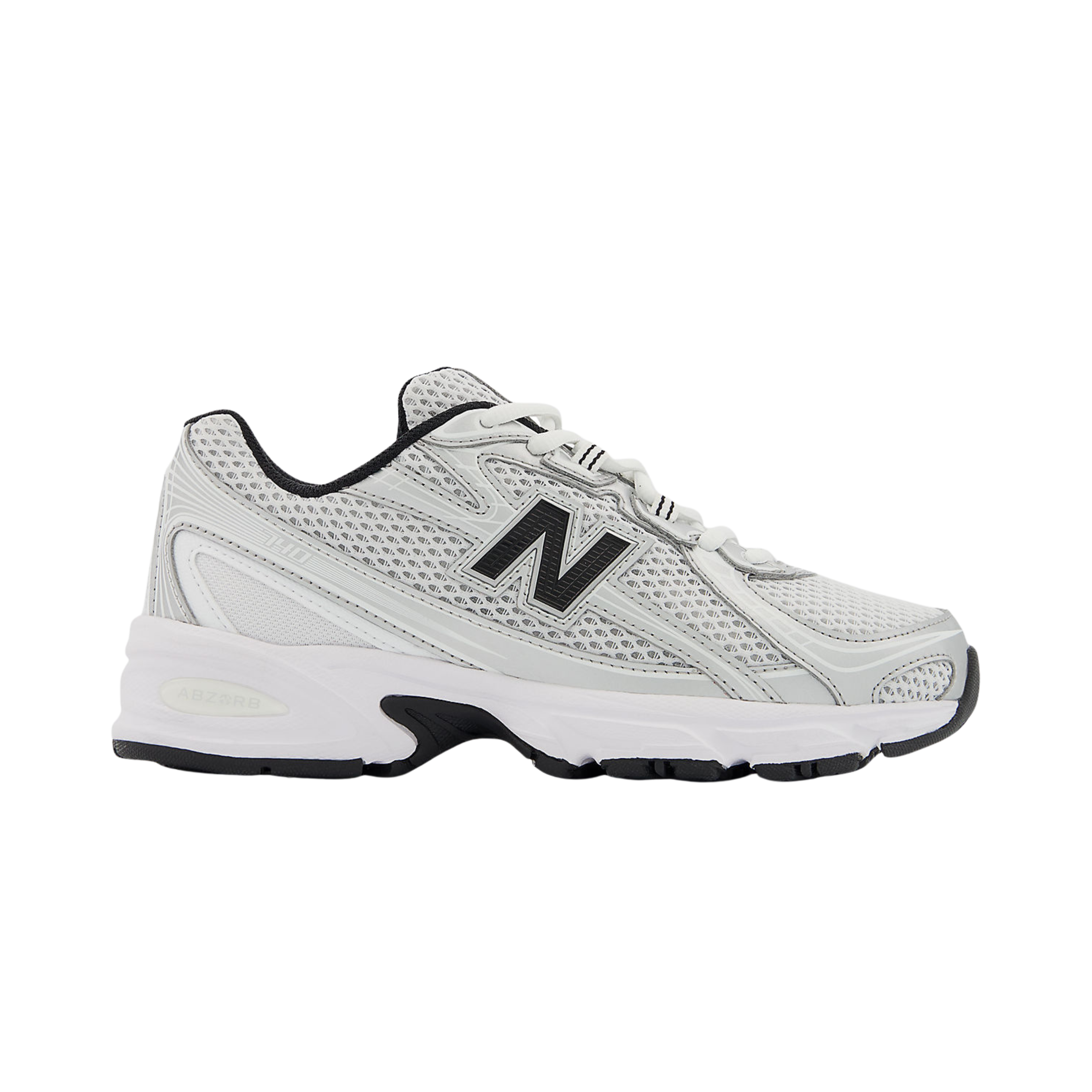 New Balance Big Kids 740 - Silver Metallic Black