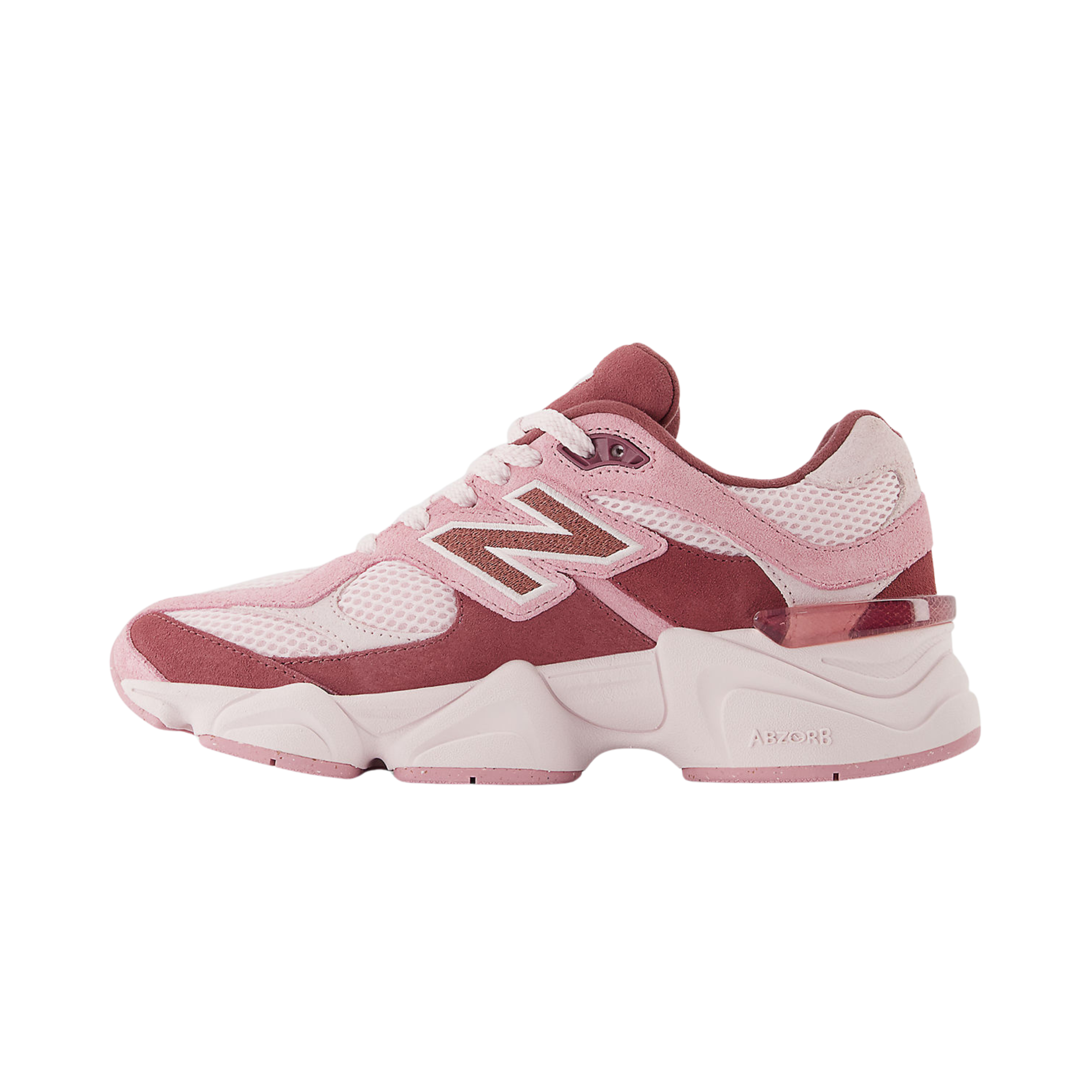 New Balance Big Kids 9060 - Pink Granite Washed Burgundy