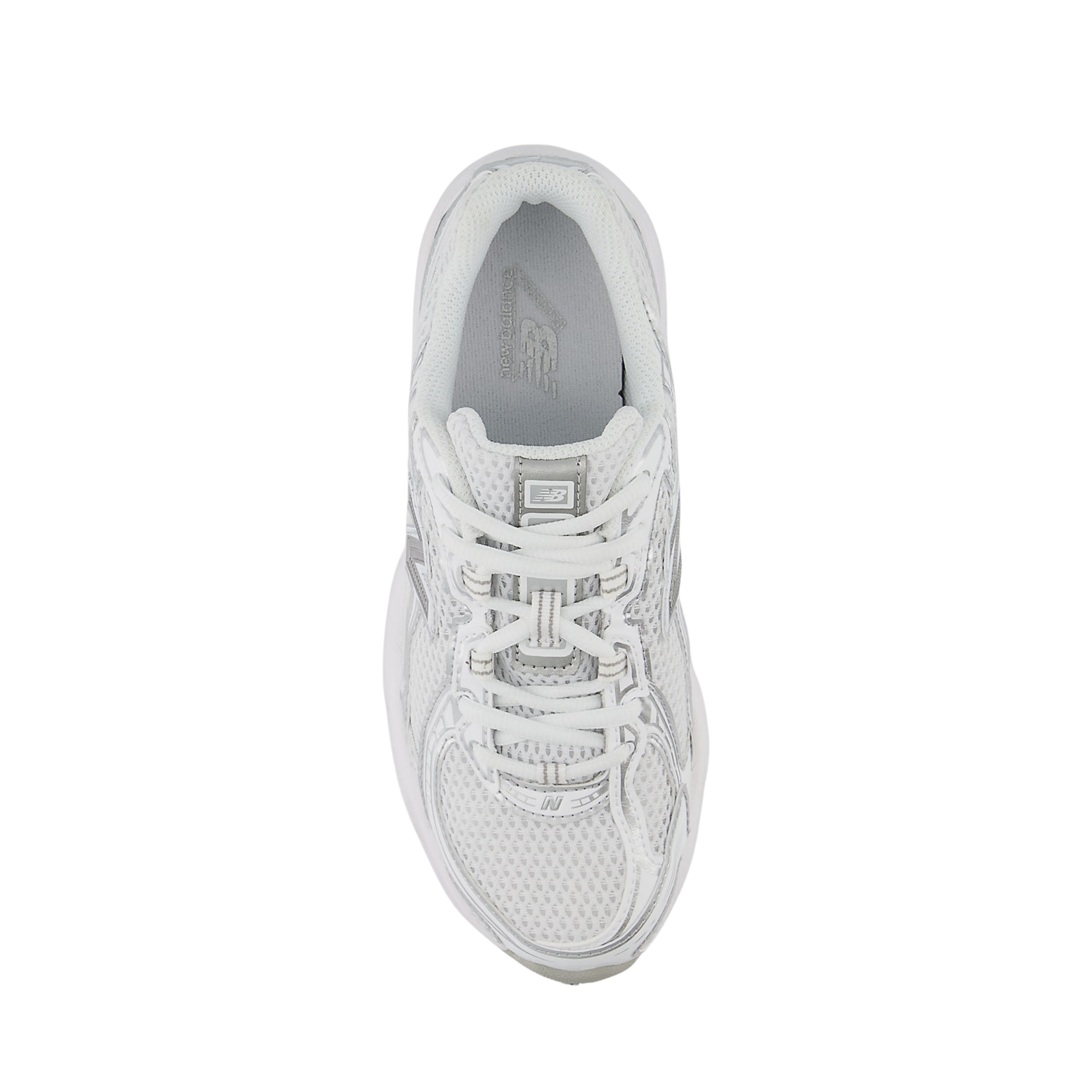 New Balance Big Kids 740 - White Silver Metallic