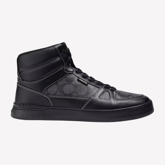 COACH Men's Clip Court High Top - Black