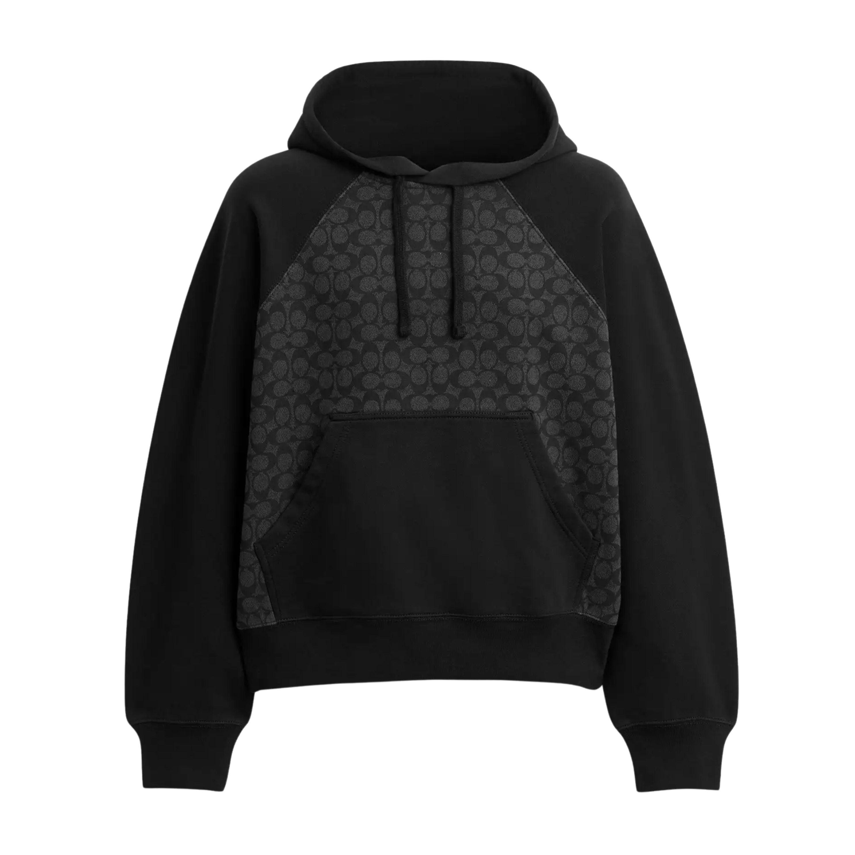 COACH Men Signature Hoodie - Charcoal Signature