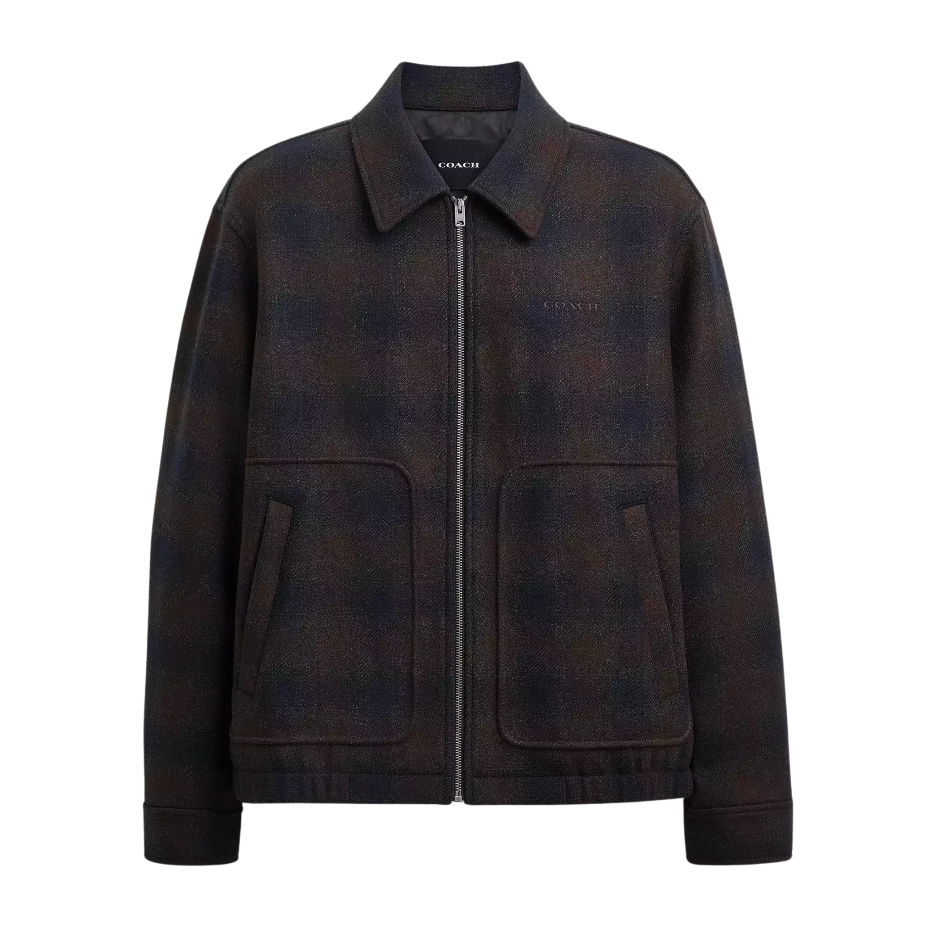 COACH Men Wool Short Jacket - Brown