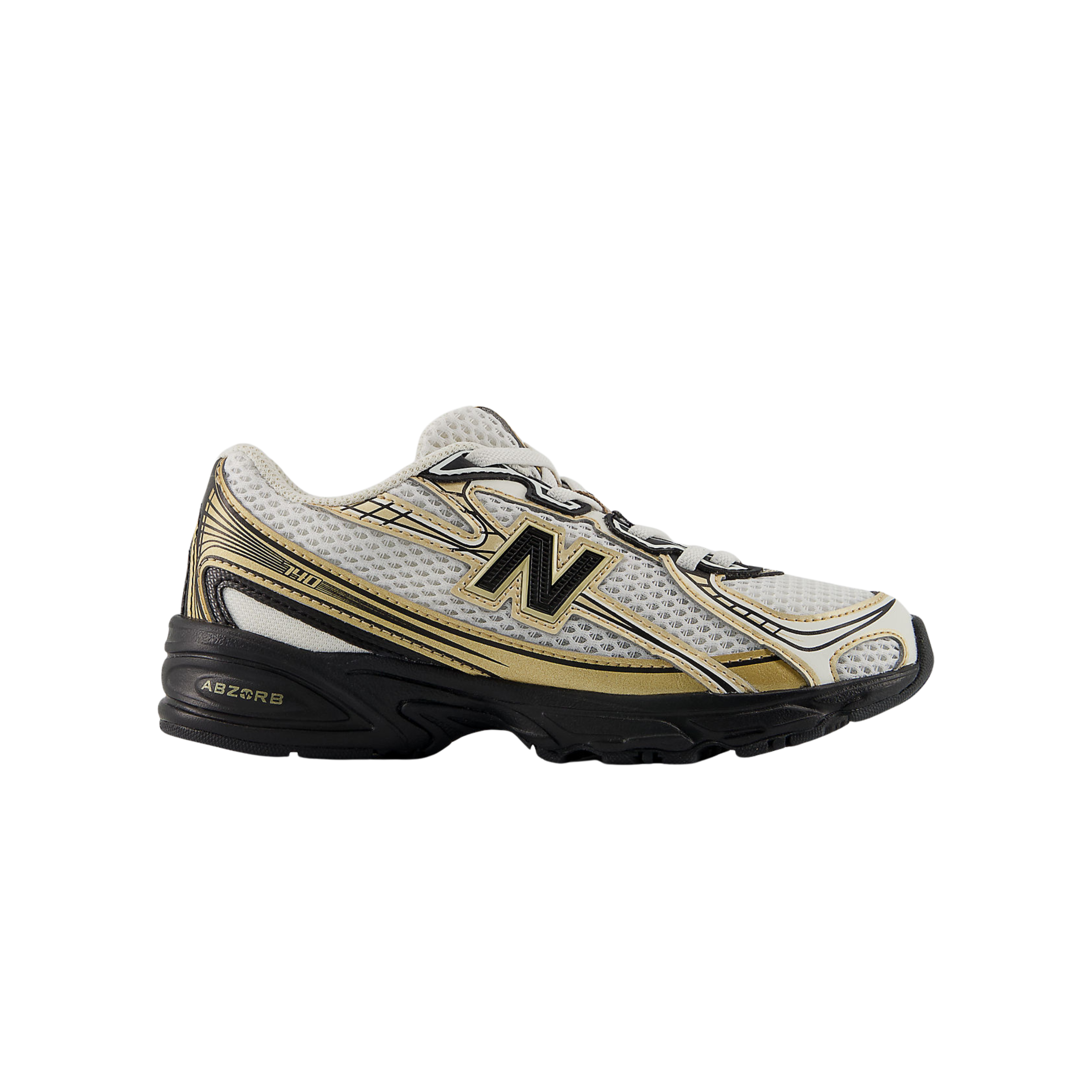 New Balance Kids 740 - Sea Salt Black Gold