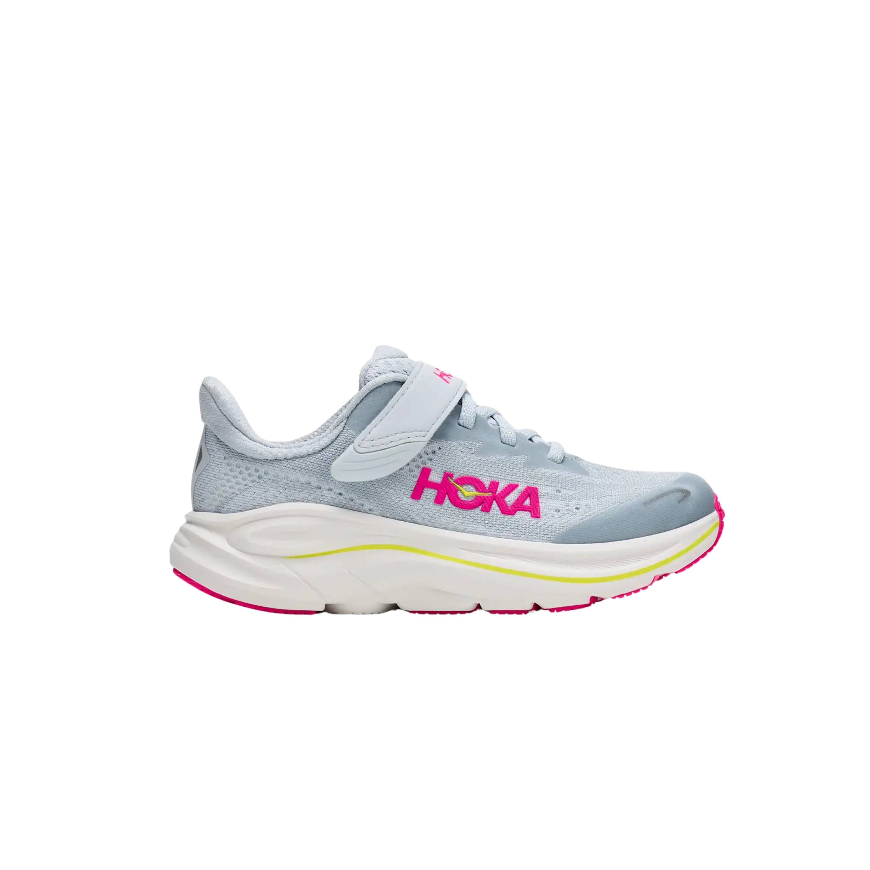 Hoka Kids Clifton 10 - Overcast Neon Dragonfruit