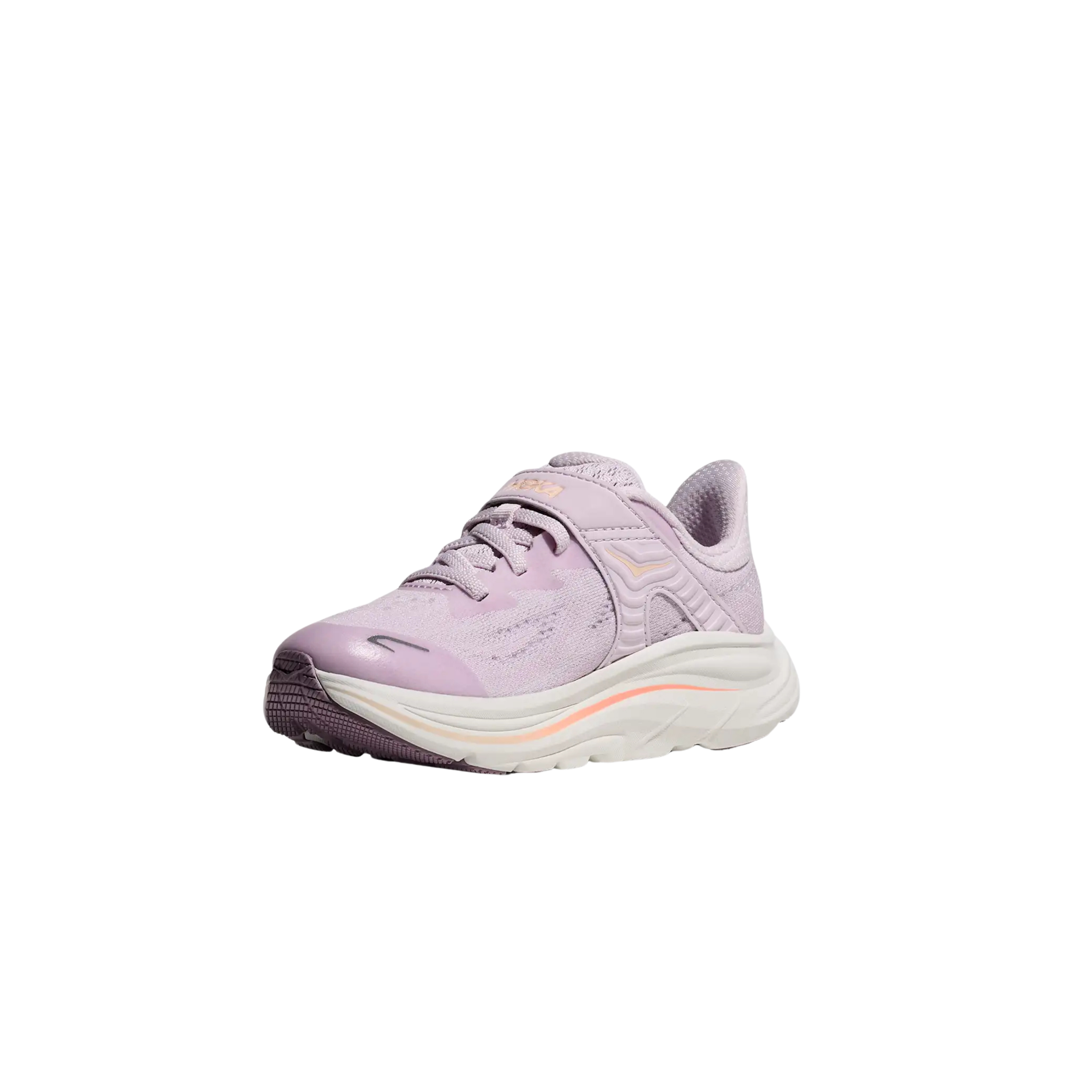 Hoka Kids Clifton 10 - Lilac Cream Tangerine Glow