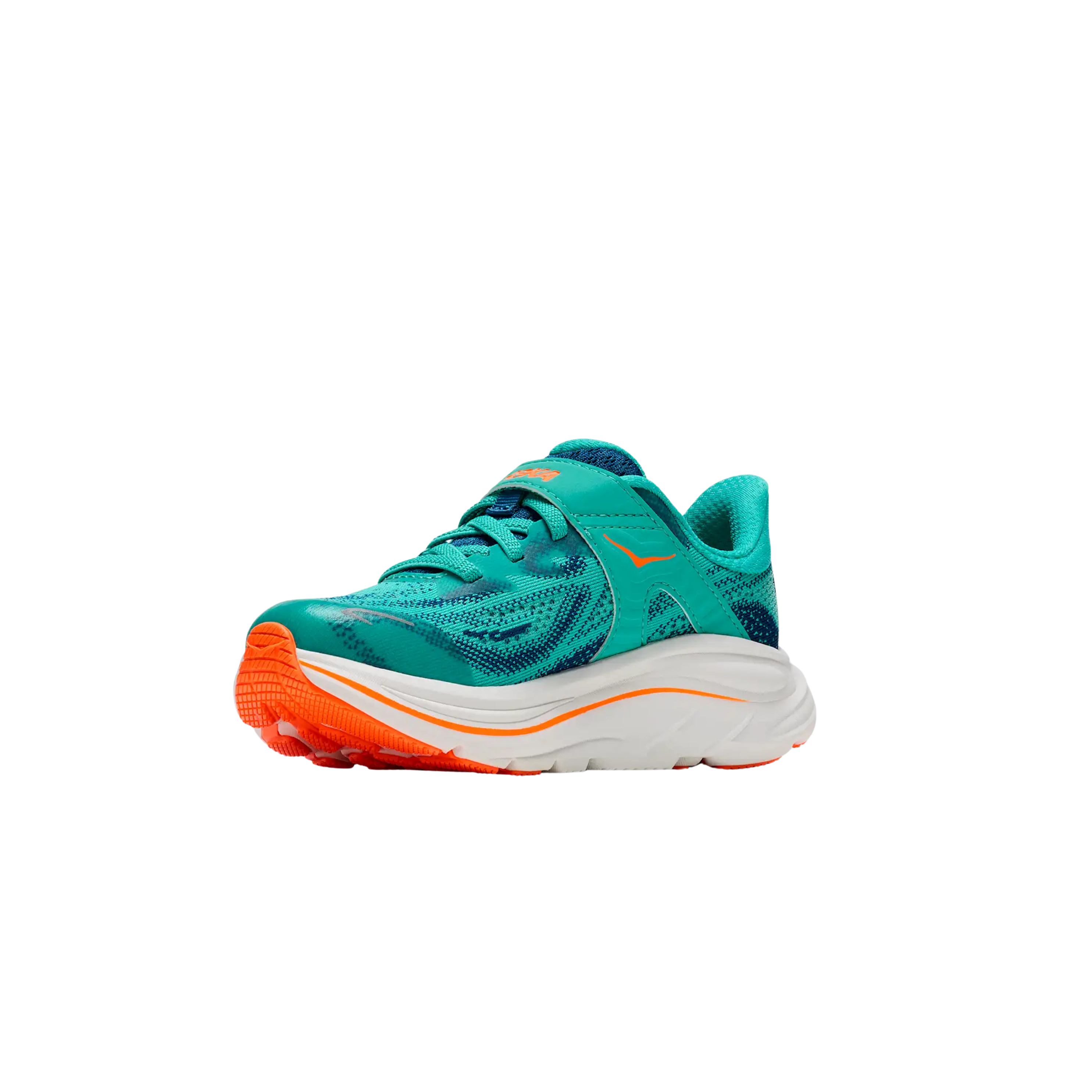 Hoka Kids Clifton 10 - Night Glow Blue Electric Aqua