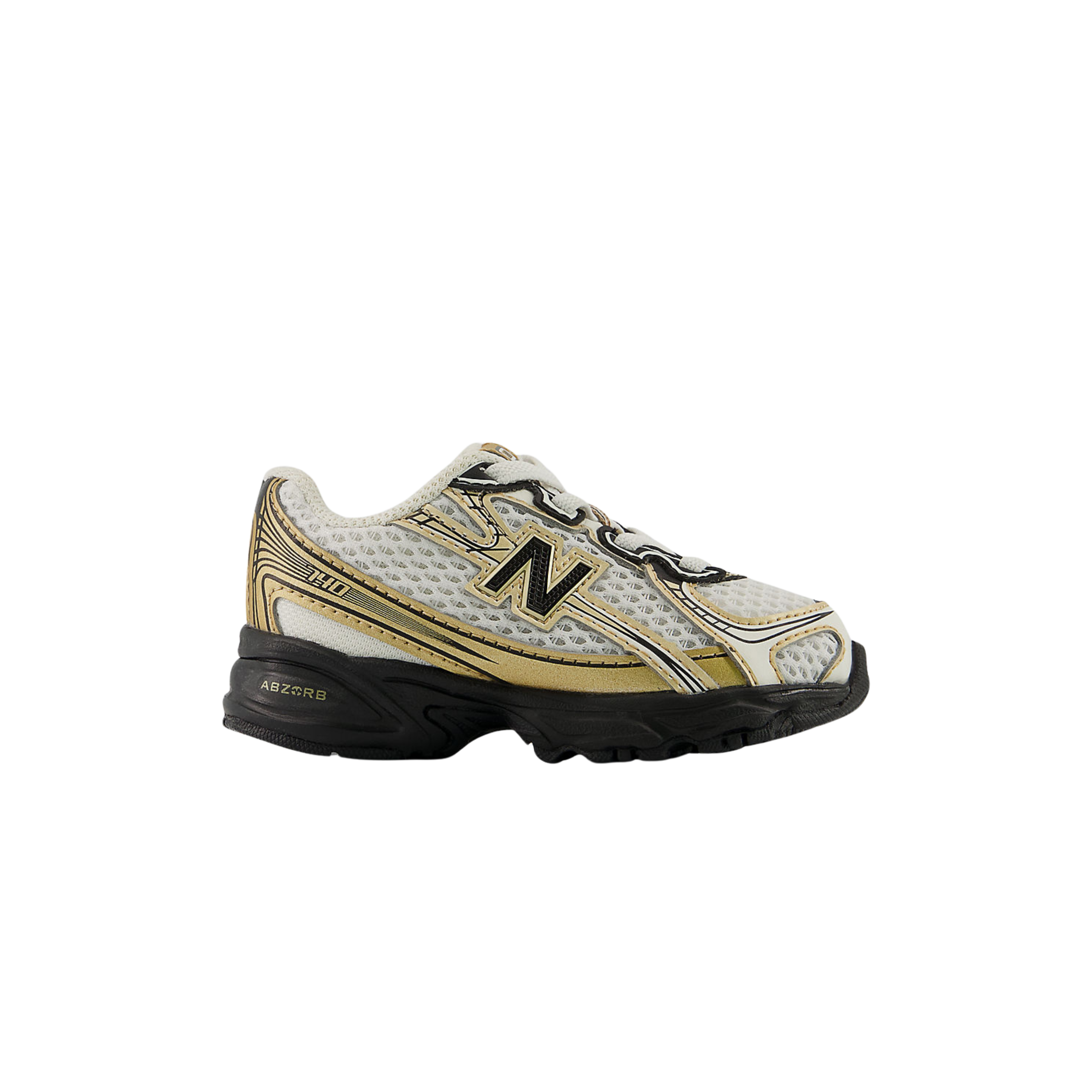 New Balance Toddler 740 - Sea Salt Black Gold