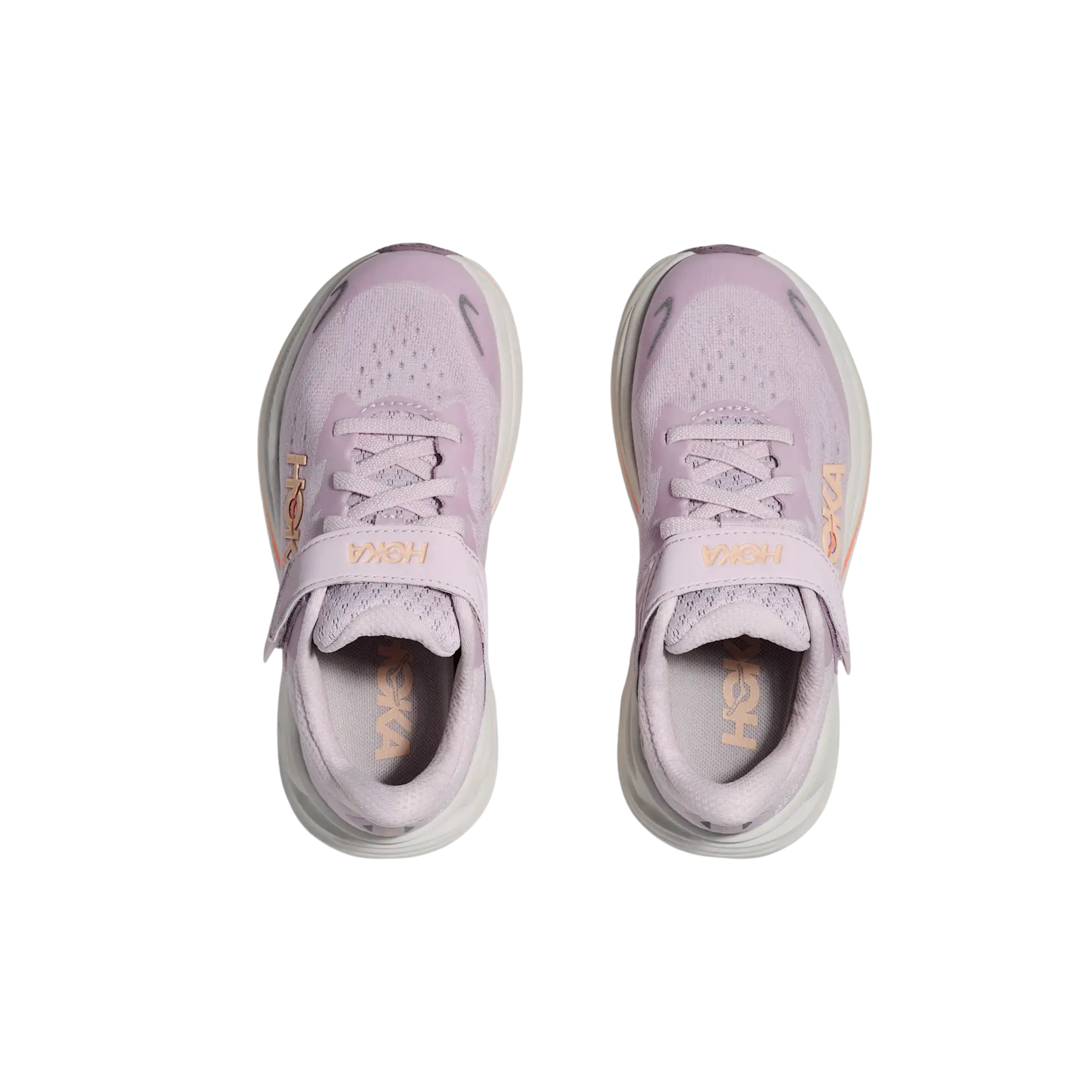 Hoka Kids Clifton 10 - Lilac Cream Tangerine Glow