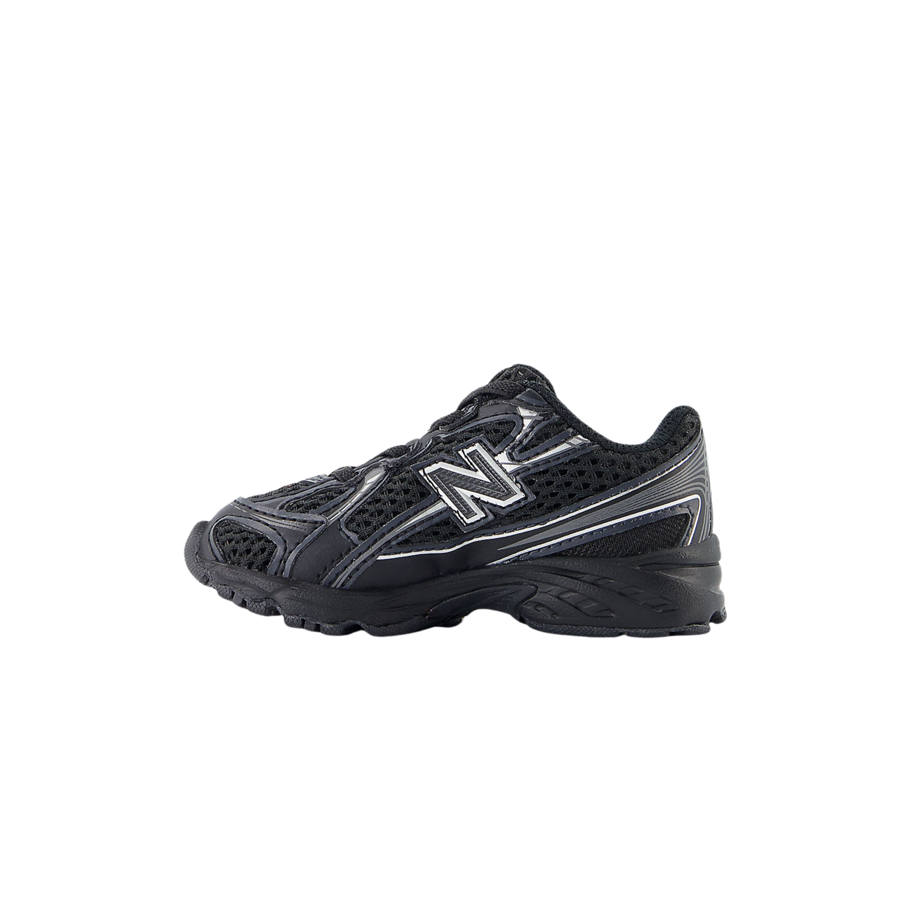 New Balance Toddler 740 - Black Silver Metallic