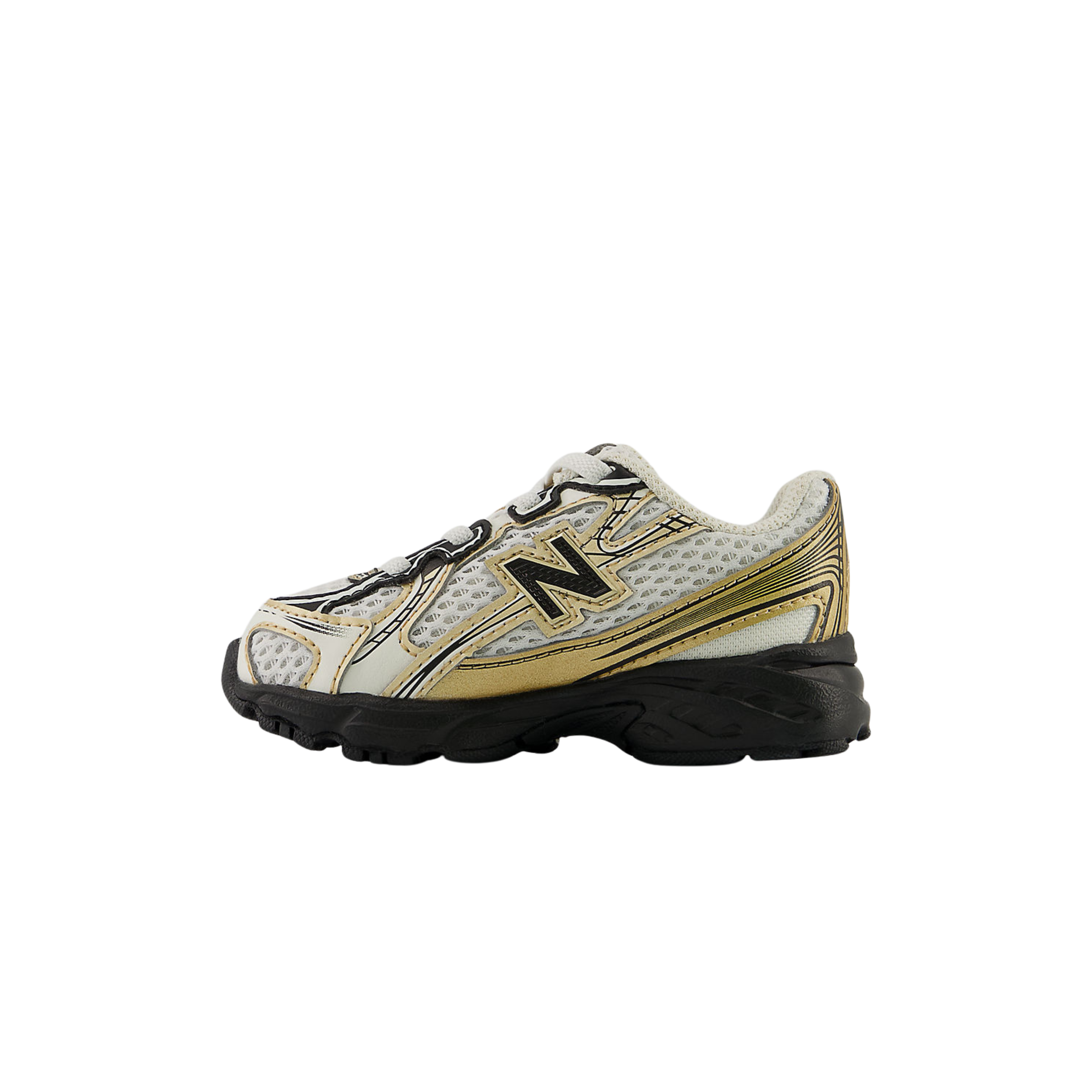 New Balance Toddler 740 - Sea Salt Black Gold