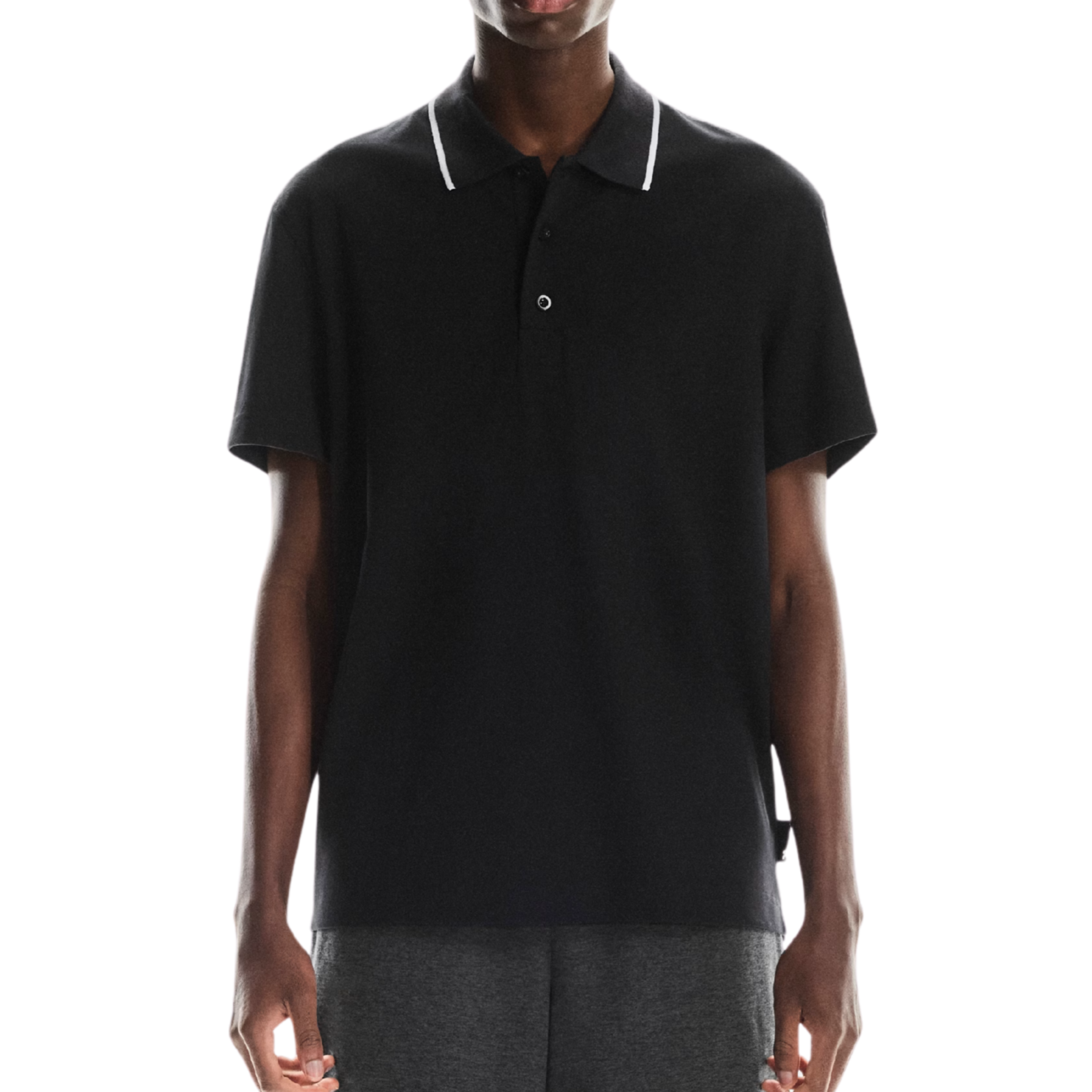 ON Men Courtside Polo - Black