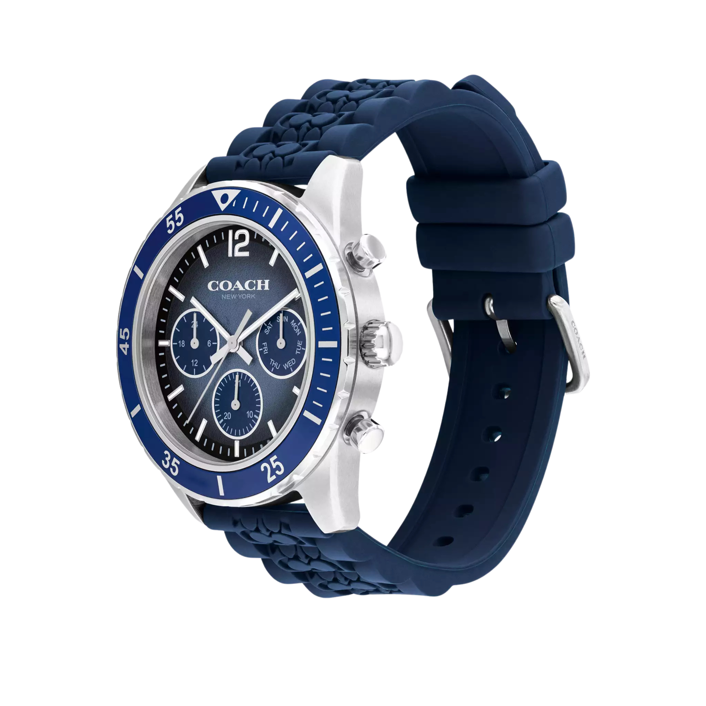 COACH Men Cole Watch 44 Mm - Navy Blue