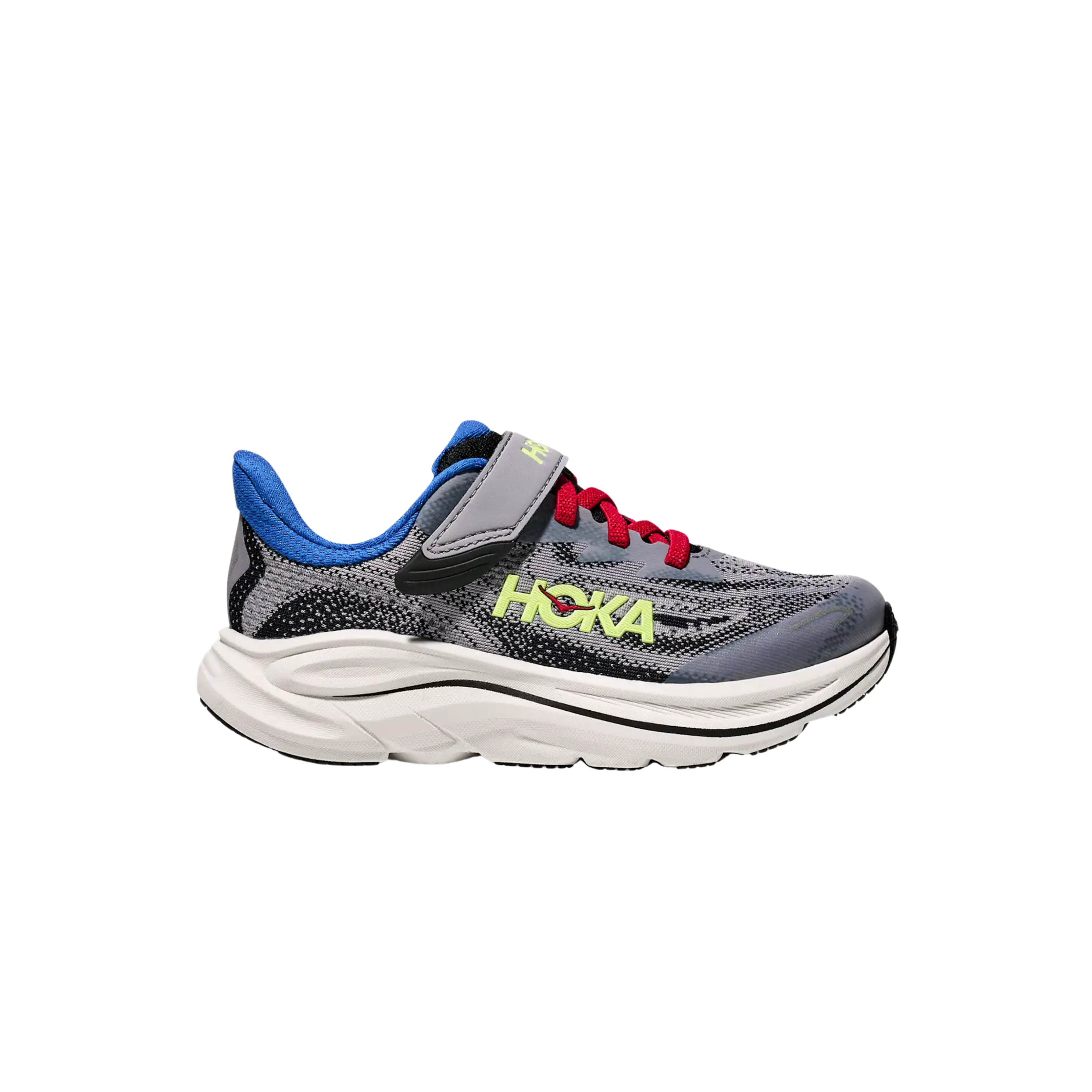 Hoka Kids Clifton 10 - Foggy Grey Black
