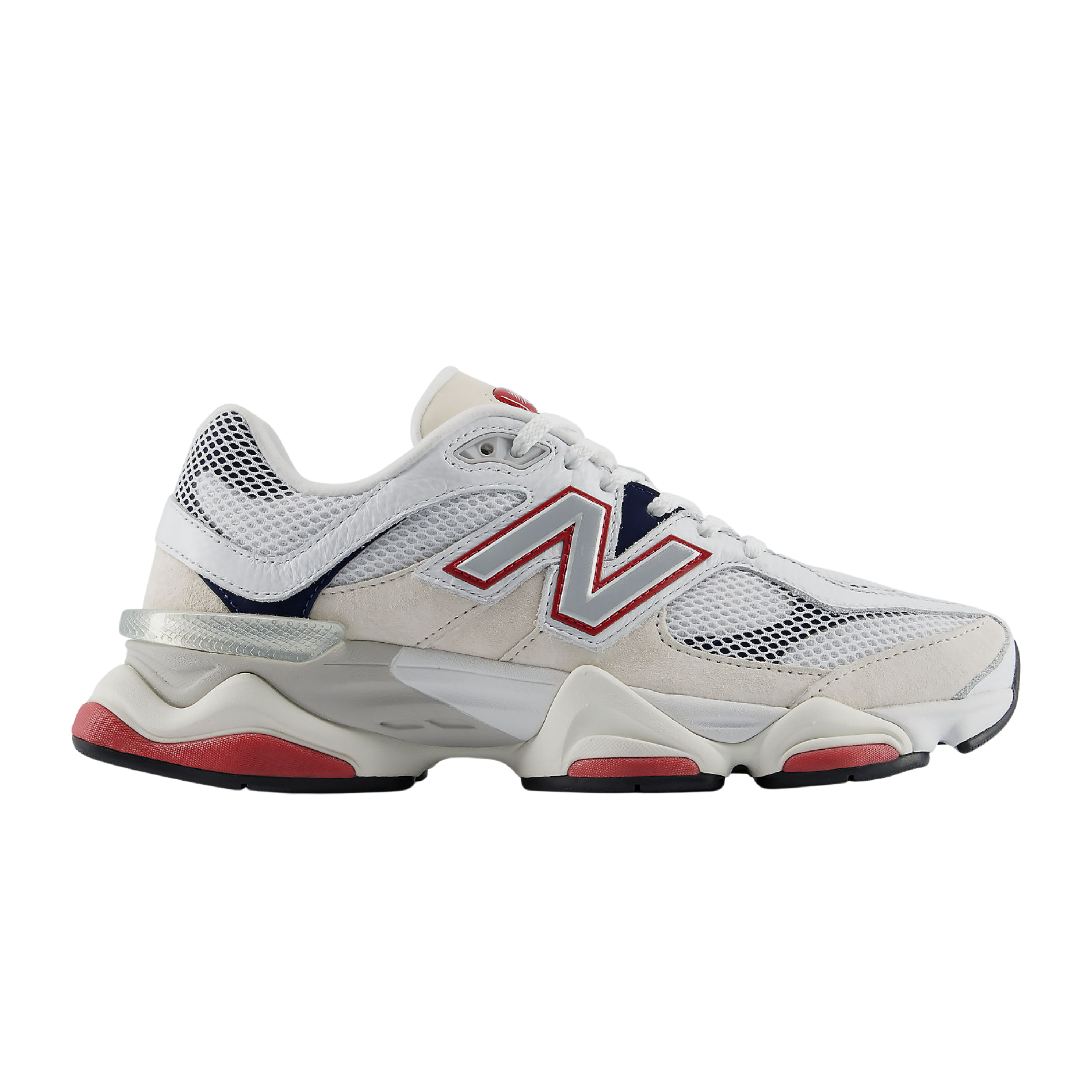 New Balance Women 9060 - White Shadow Red
