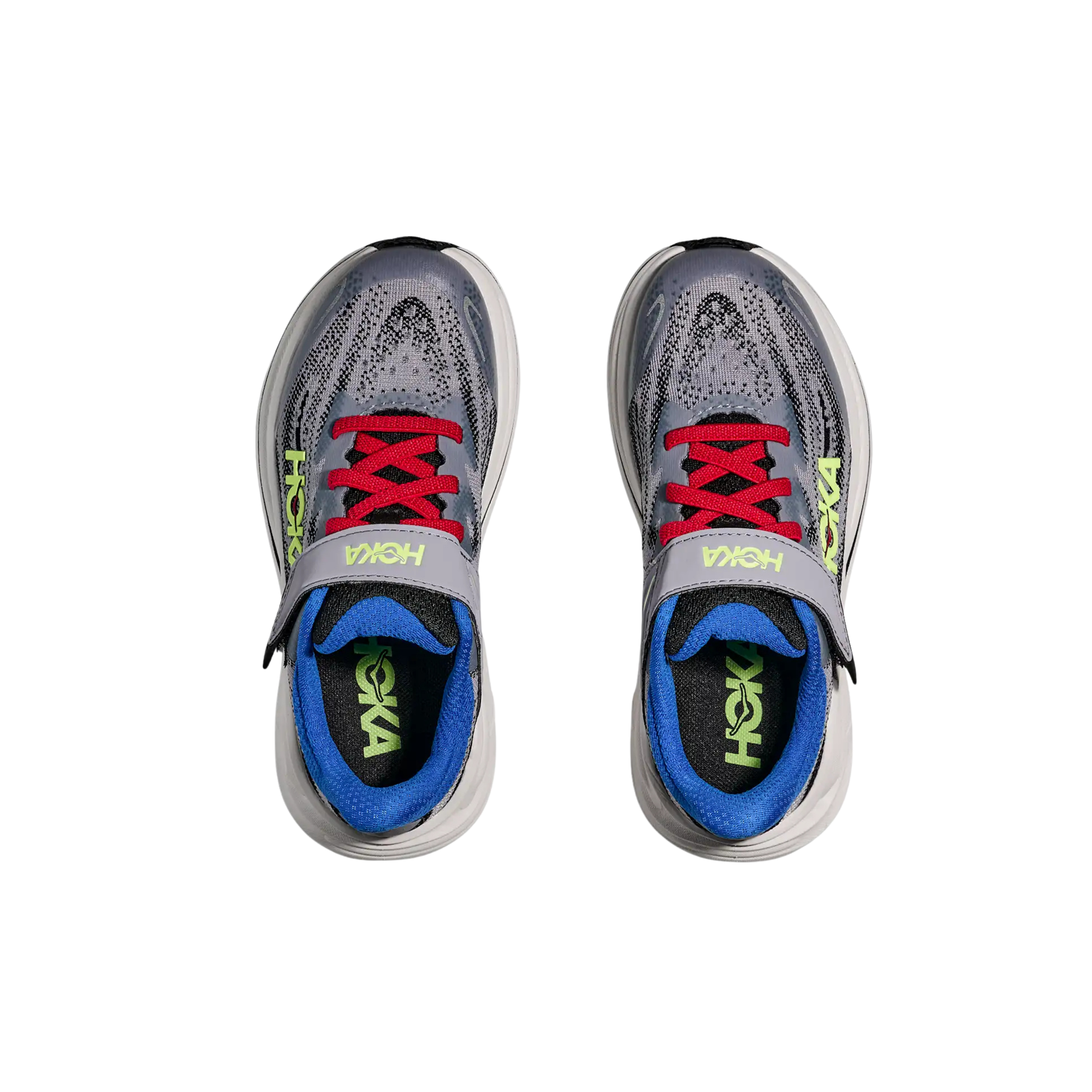 Hoka Kids Clifton 10 - Foggy Grey Black