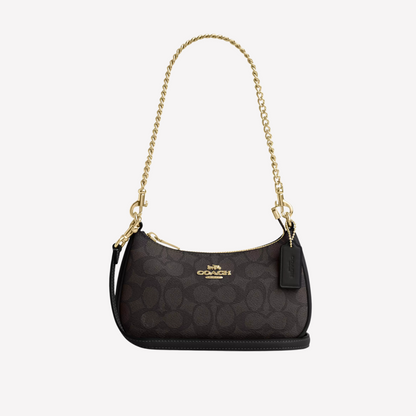 COACH Teri Mini Crossbody Bag - Walnut Black