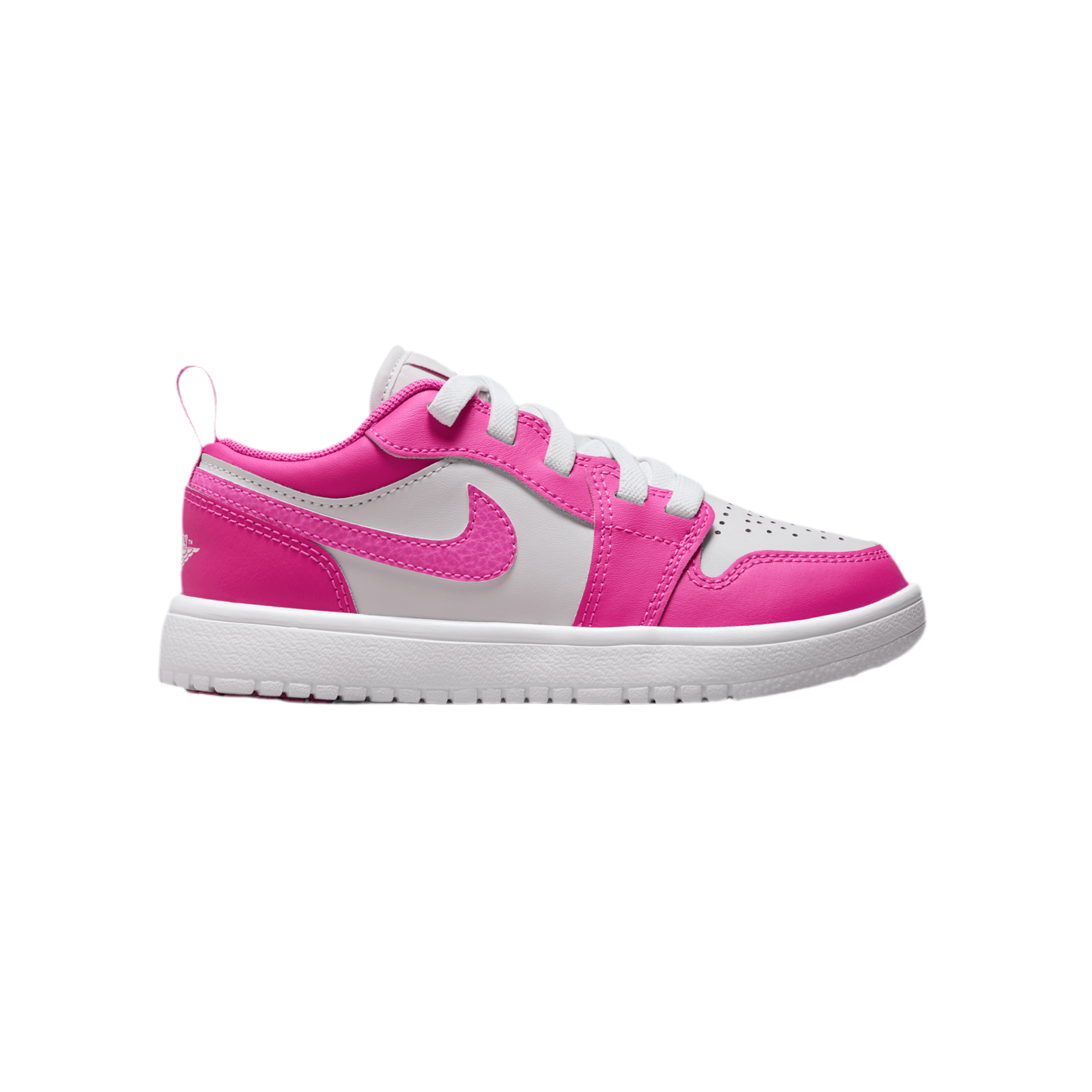 Nike Girls Kids Air Jordan 1 Low  - Pink Grey