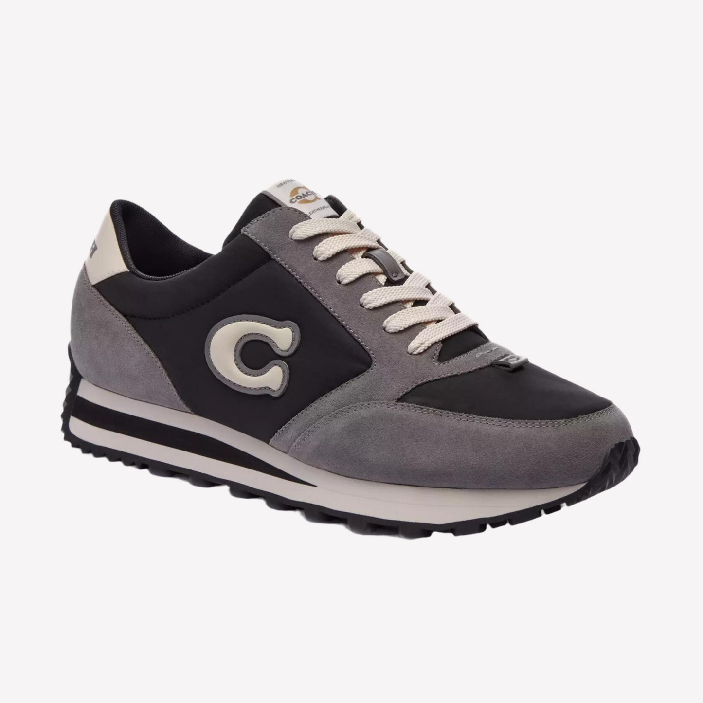 COACH Men's C Runner Sneaker - Black