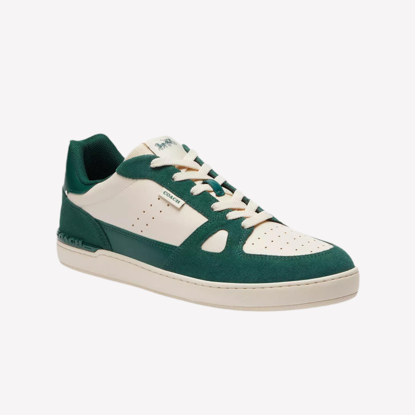 COACH Men's Clip Court Sneaker - Emerald