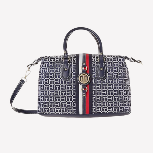 Tommy Hilfiger Jaden Satchel Bag - Navy