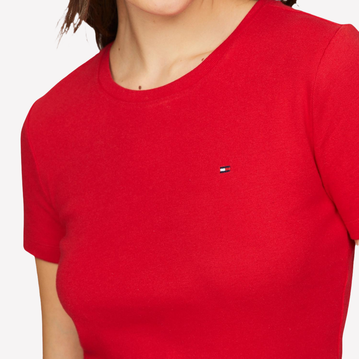 Tommy Hilfiger Women Essential Crewneck T-Shirt - Primary Red