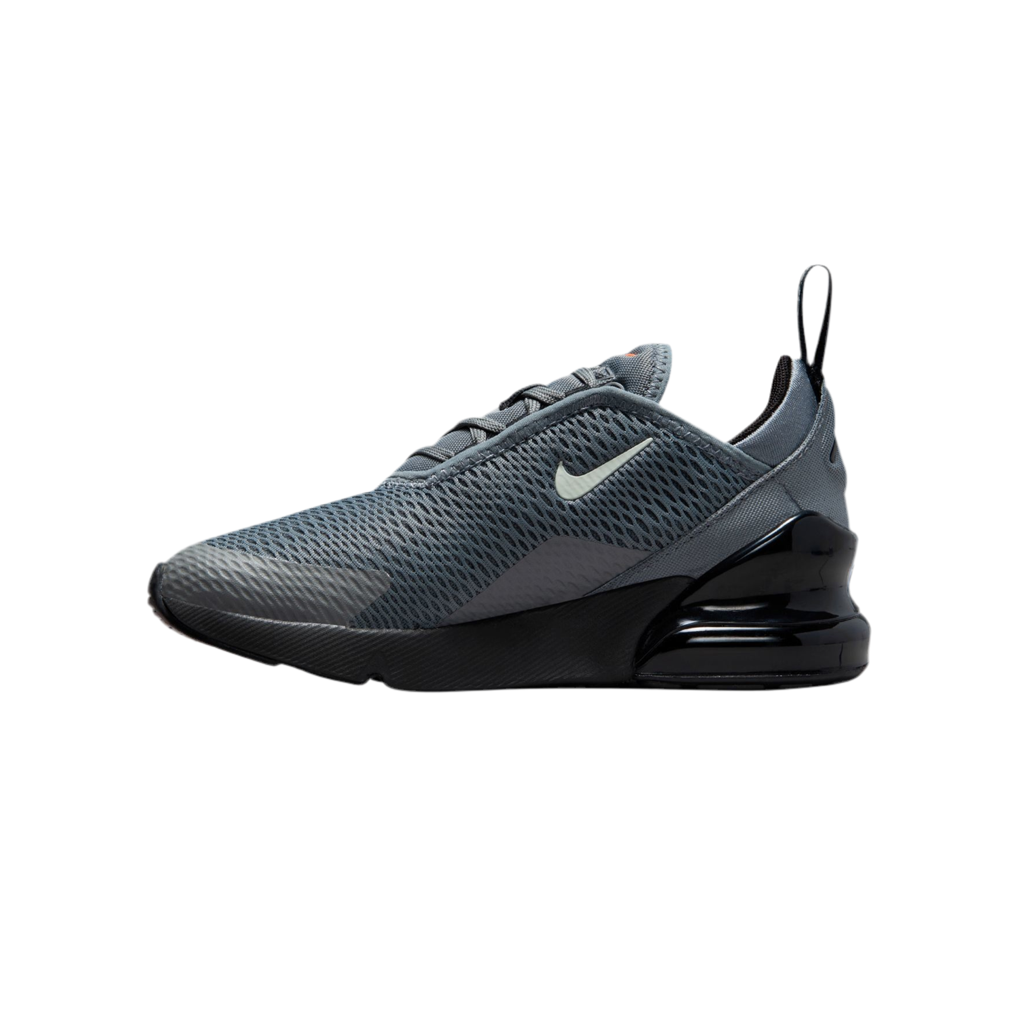 Nike Boys Kids Air Max 270 - Grey/Black/Orange