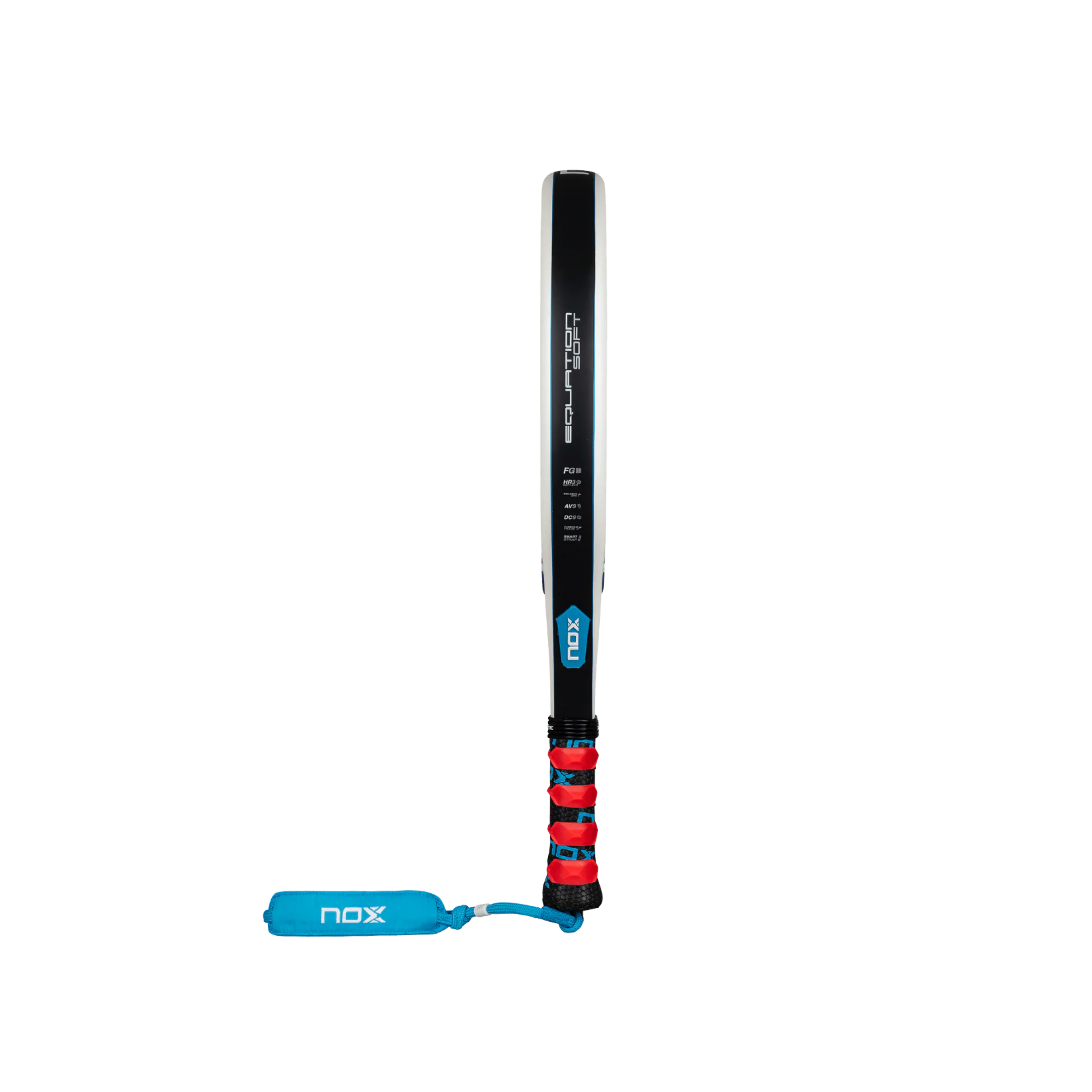 Nox Equation Soft Advanced 2026 Padel Racket - White Blue