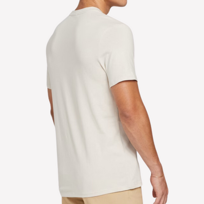 Guess Men Flynt Embossed Logo Tee - White