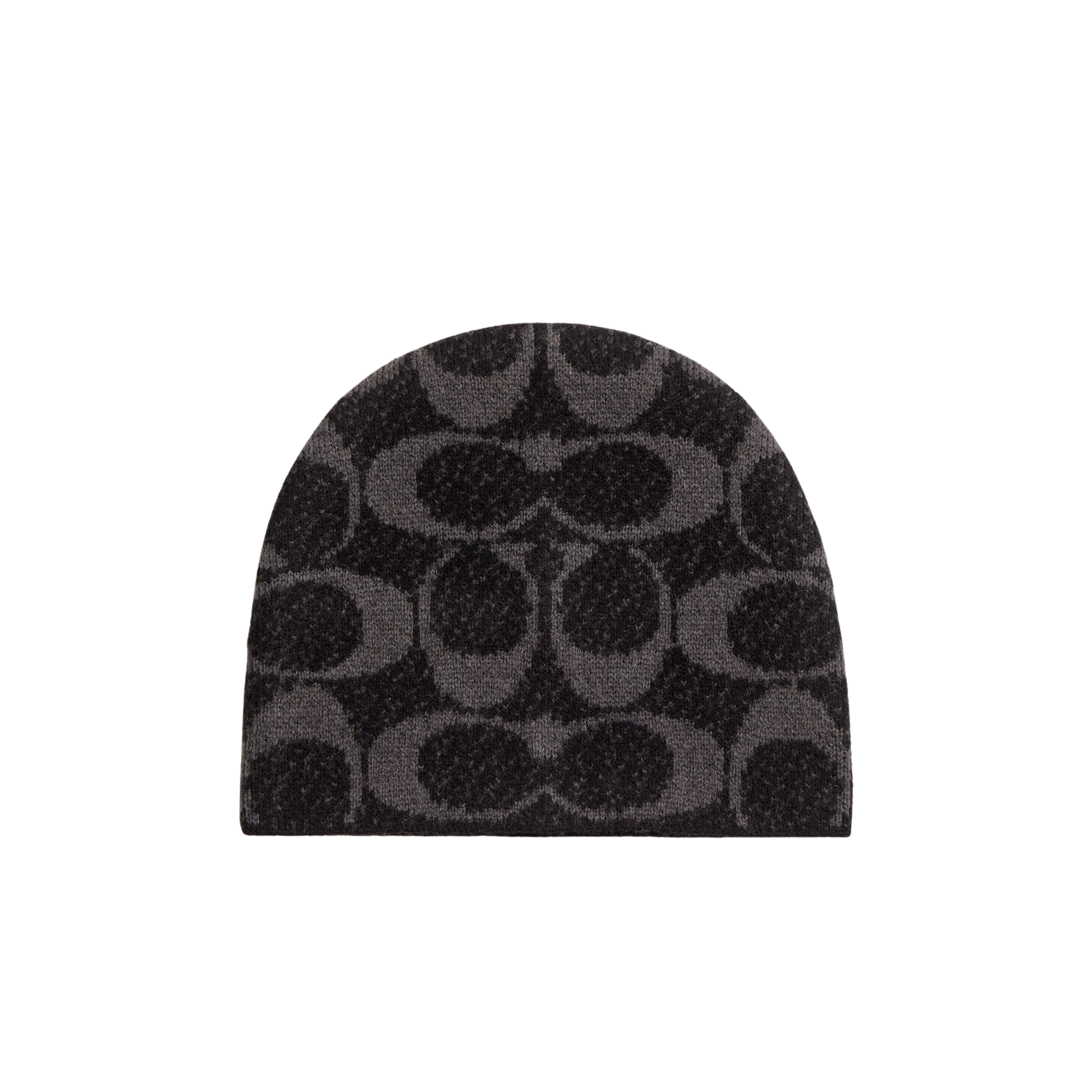 Coach Maxi Signature Knit Beanie - Black